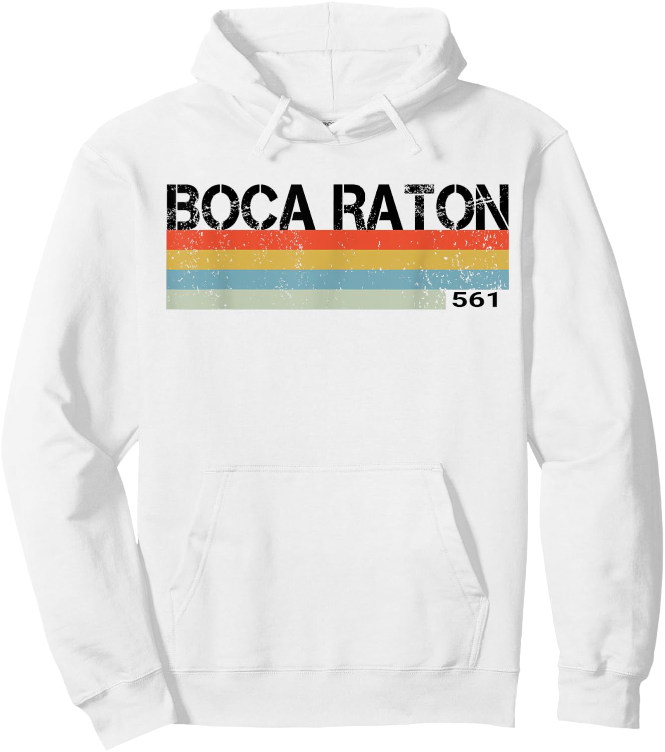 Boca Raton Hoodie - Hoodie | White