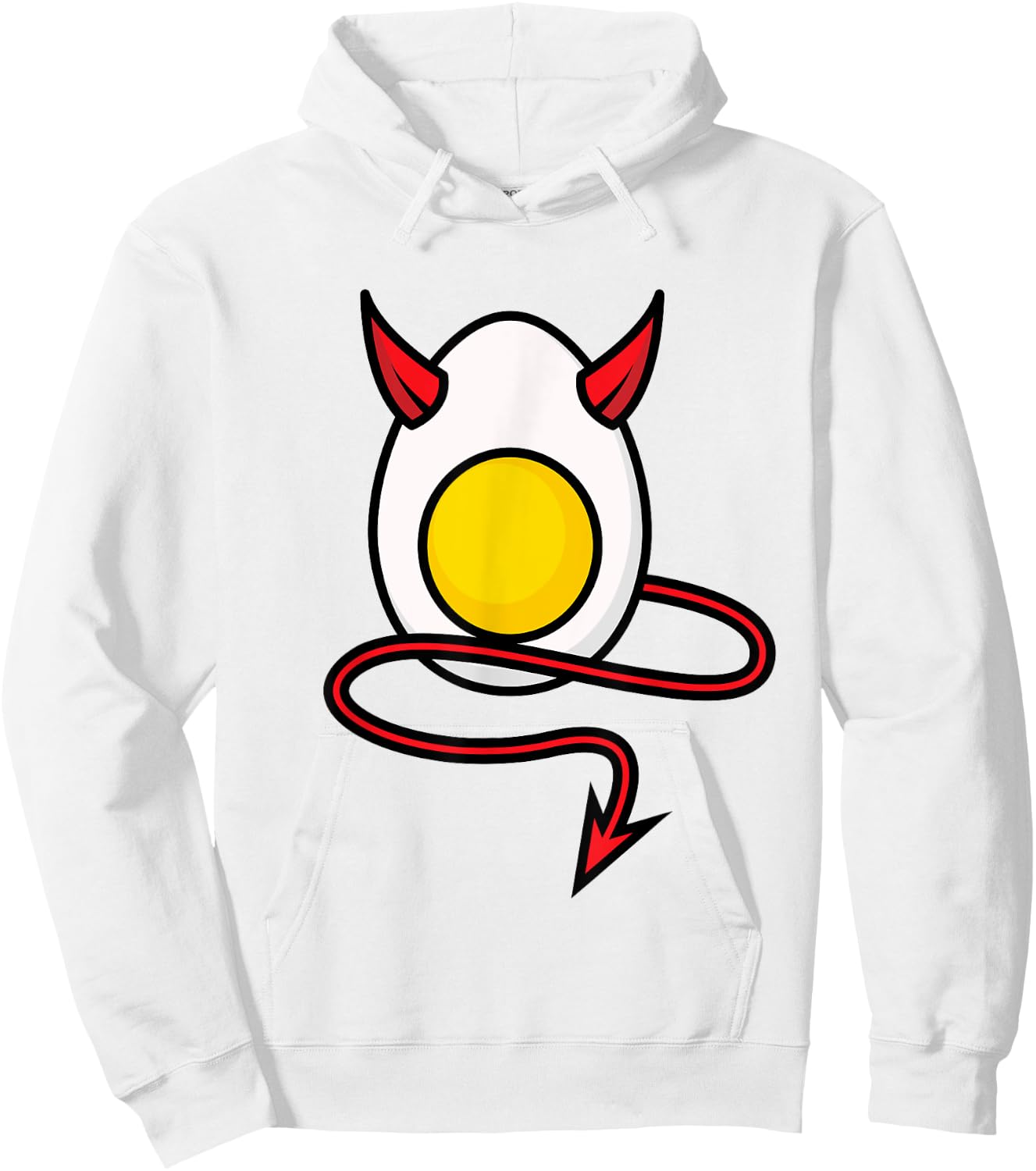 Deviled Egg Halloween Shirt | Cool Boiled Egg Funny Gift Hoodie - Hoodie | White