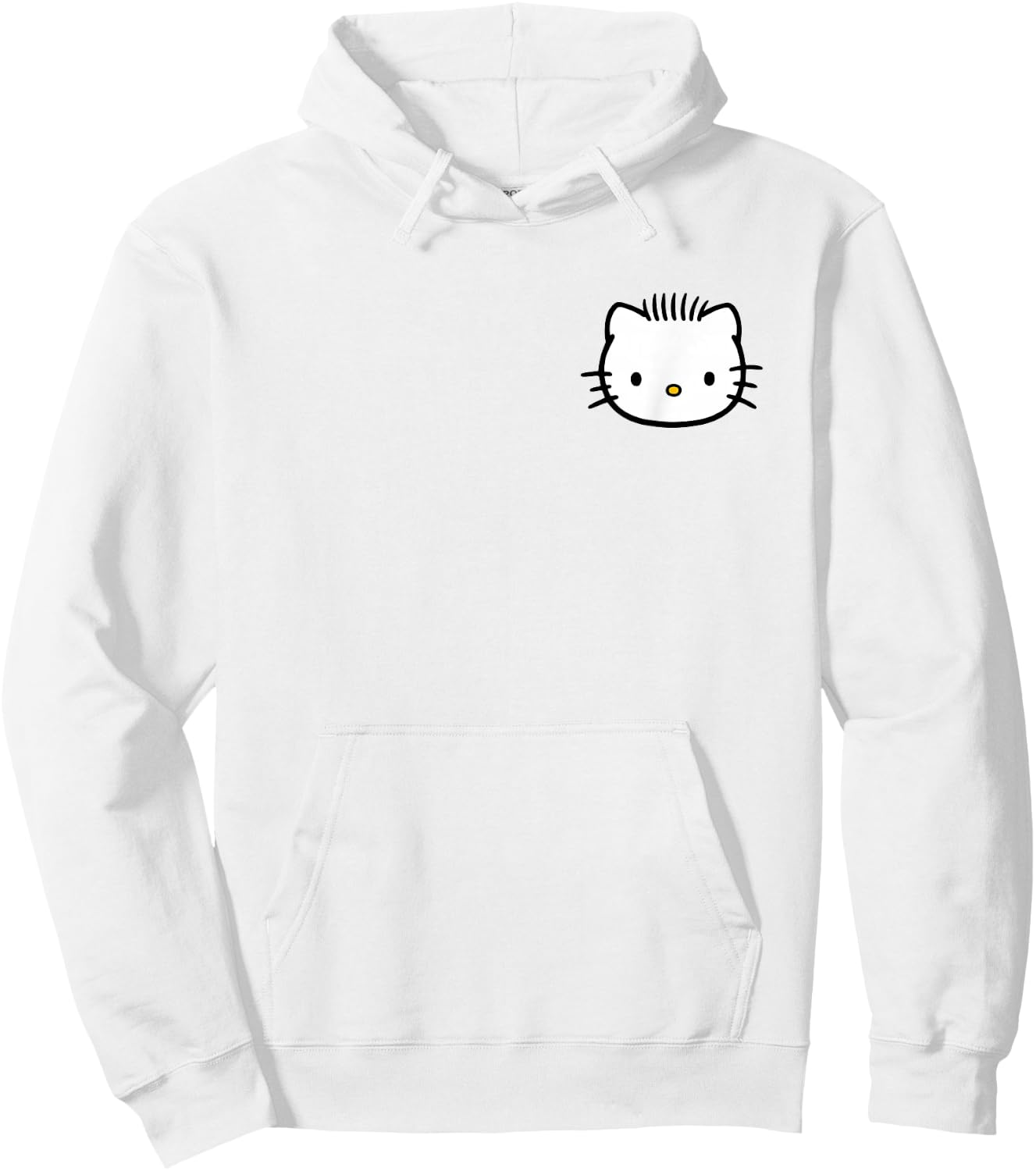 Dear Daniel Front and Back Logo Shirt Hoodie - Hoodie | White