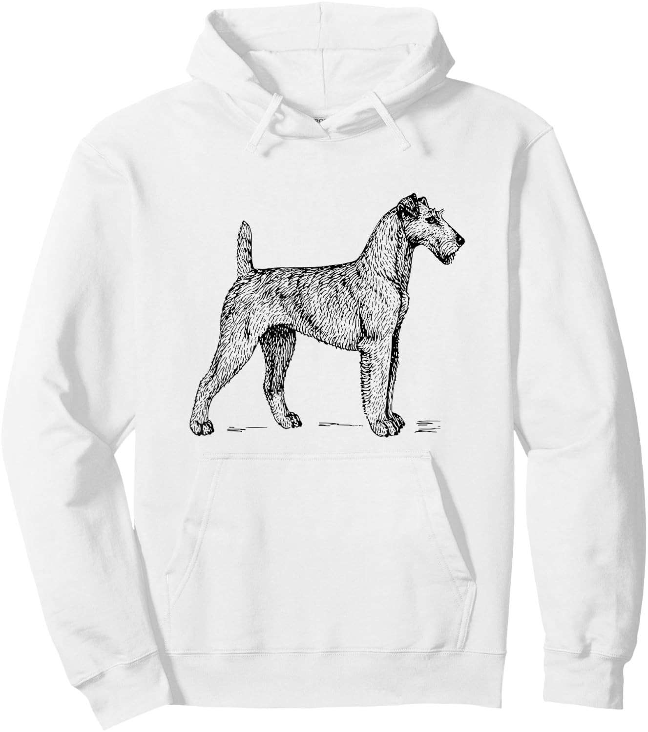 Vintage Irish Terrier Hoodie - Hoodie | White