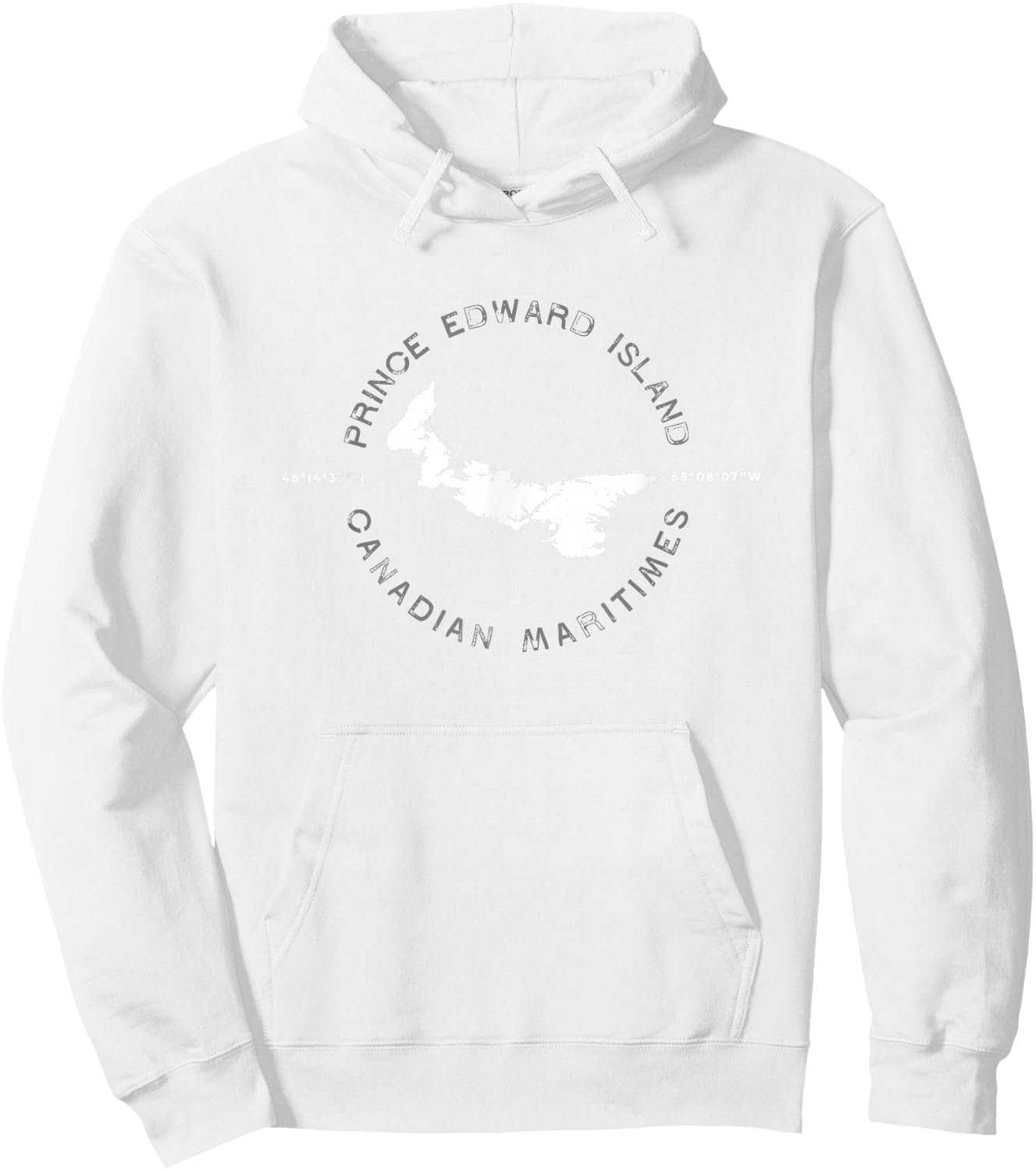 Prince Edward Island Canada Graphic Vintage Retro Hoodie - Hoodie | White
