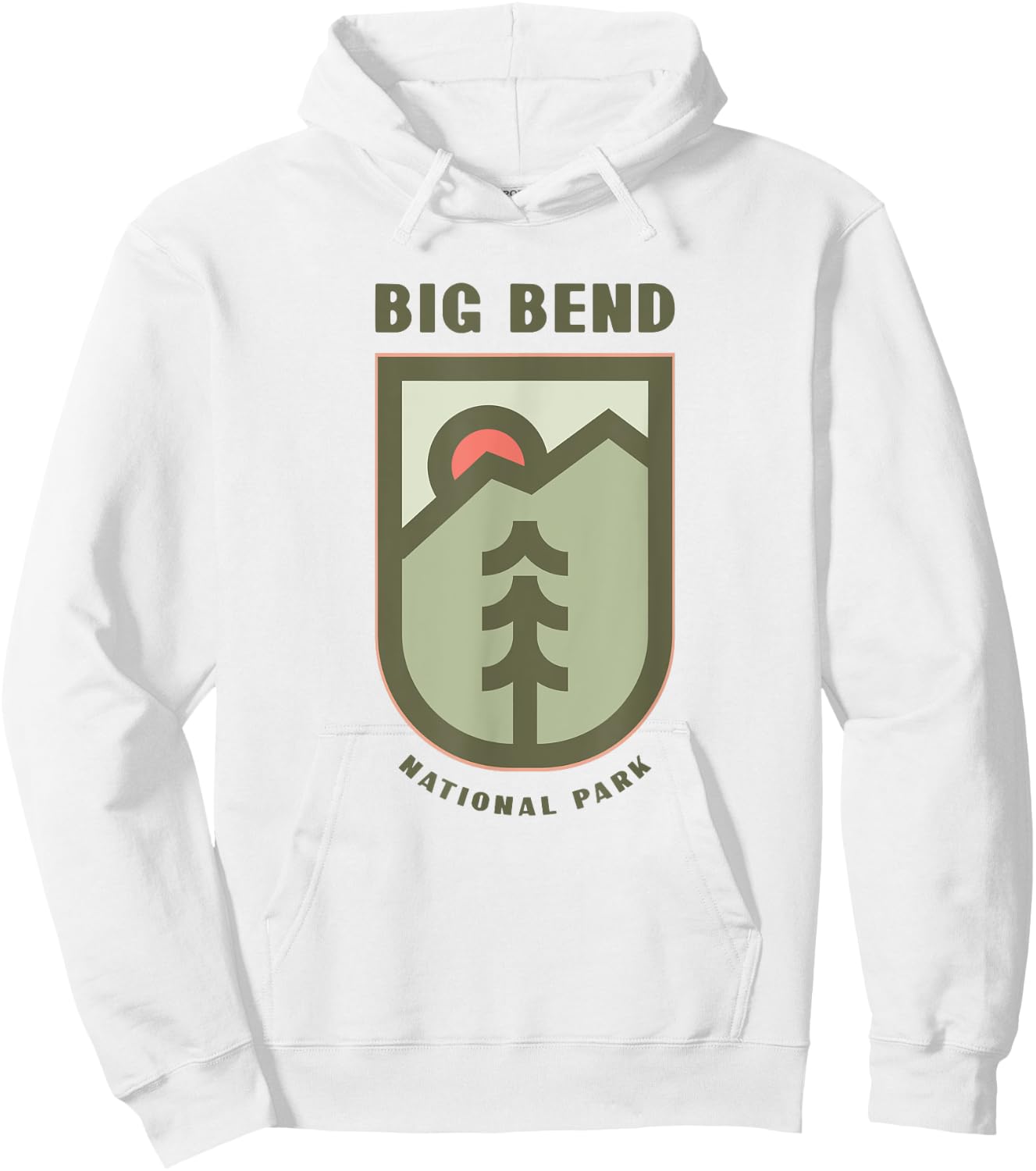 Family Vacation Design - Big Bend National Park Hoodie - Hoodie | White