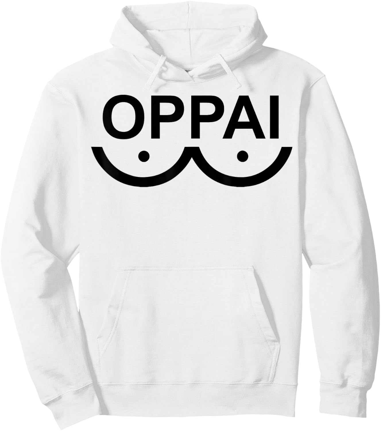 Oppai - Anime Fan Manga Graphic Hoodie - Hoodie | White