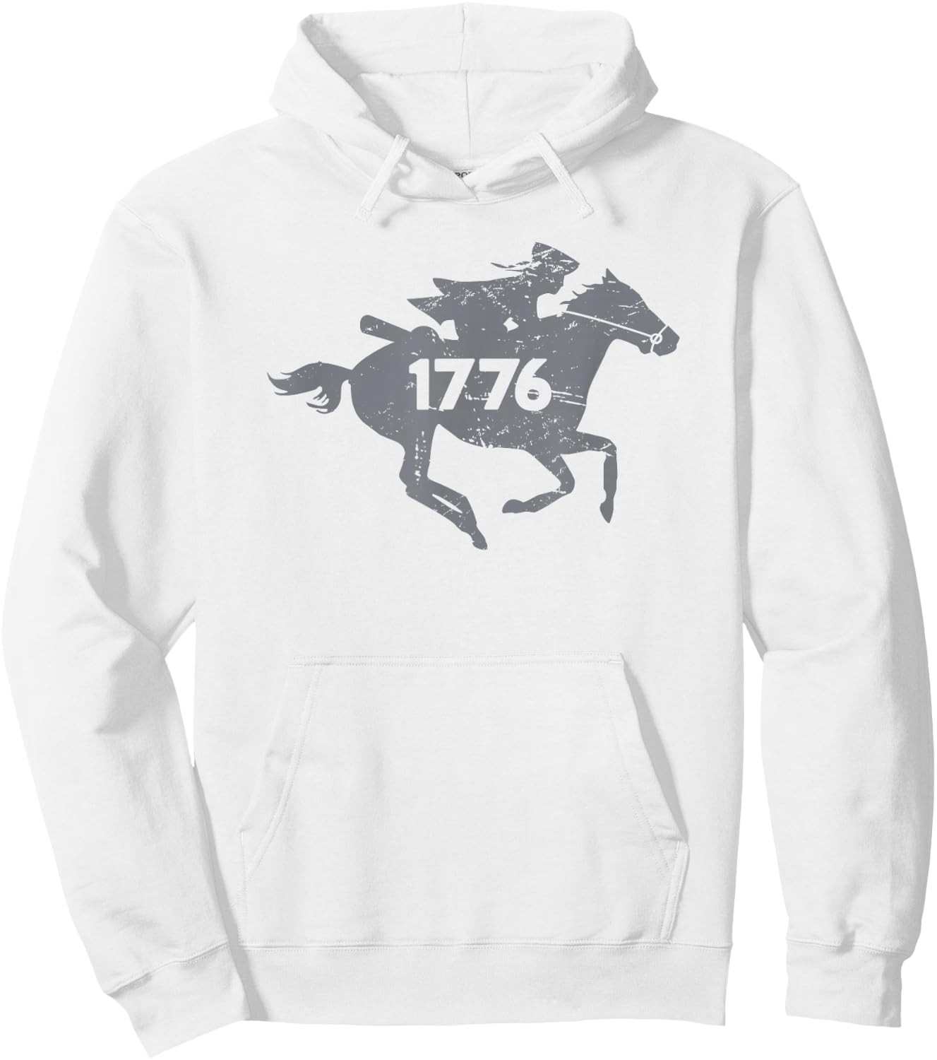 1776 American Revolutionary War Hoodie - Hoodie | White