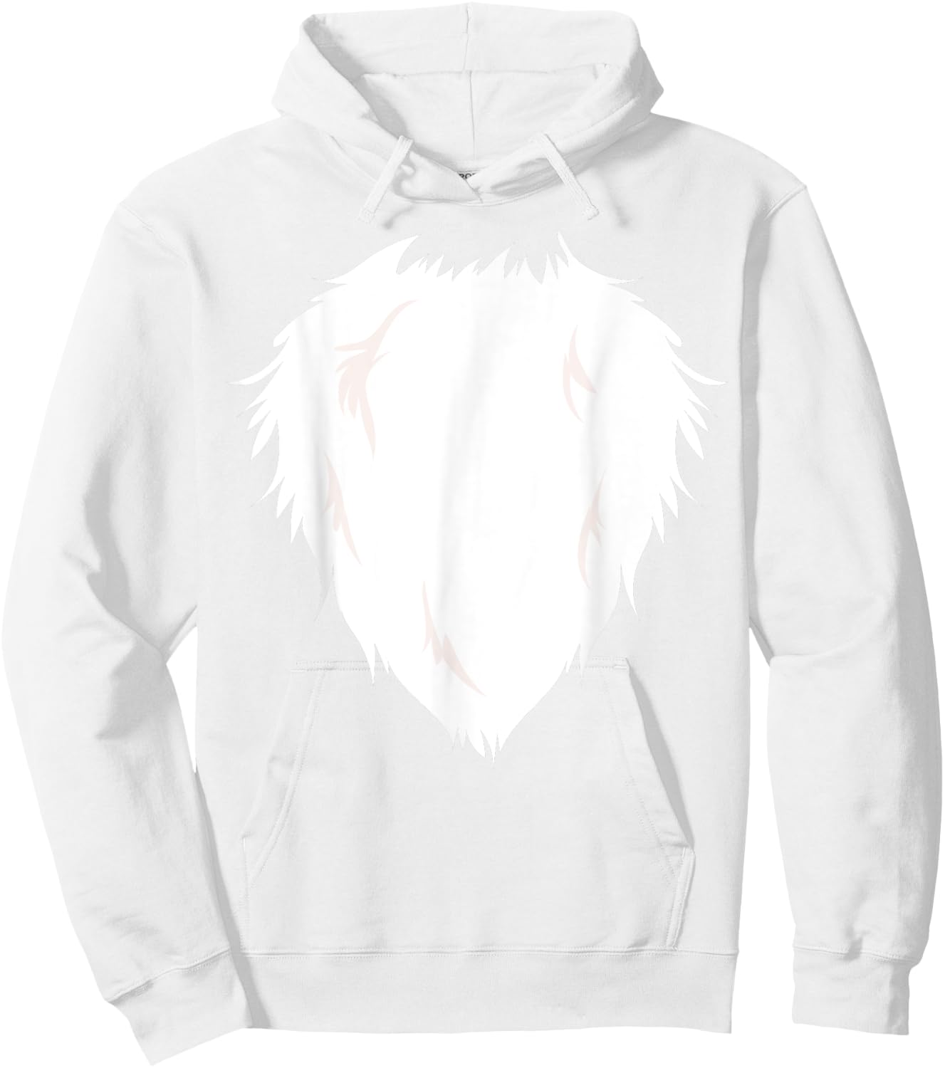 Fox Body Chest Costume Easy Halloween Costume Gift Funny Hoodie - Hoodie | White
