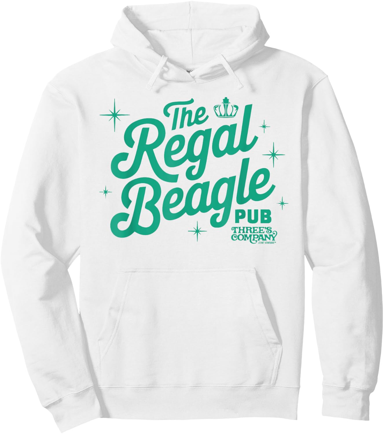 The Regal Beagle Pub Vintage Three's Company Logo Hoodie - Hoodie | White
