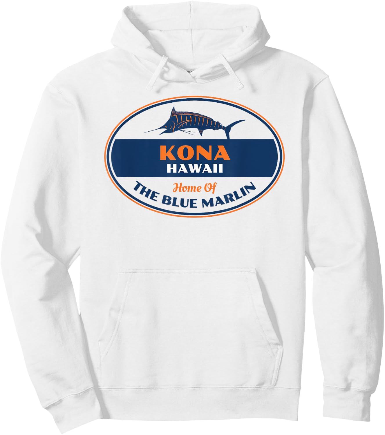 KONA HAWAII Fishing Hoodie - Hoodie | White