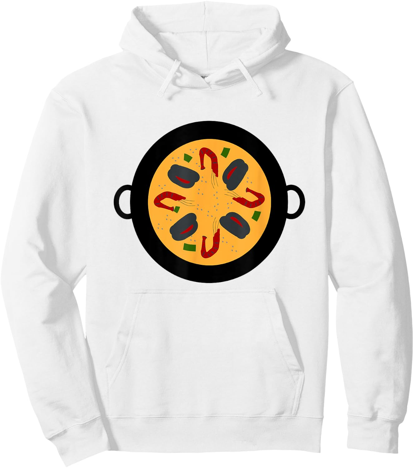 Paella Spanish Food Spain Valencia Hoodie - Hoodie | White