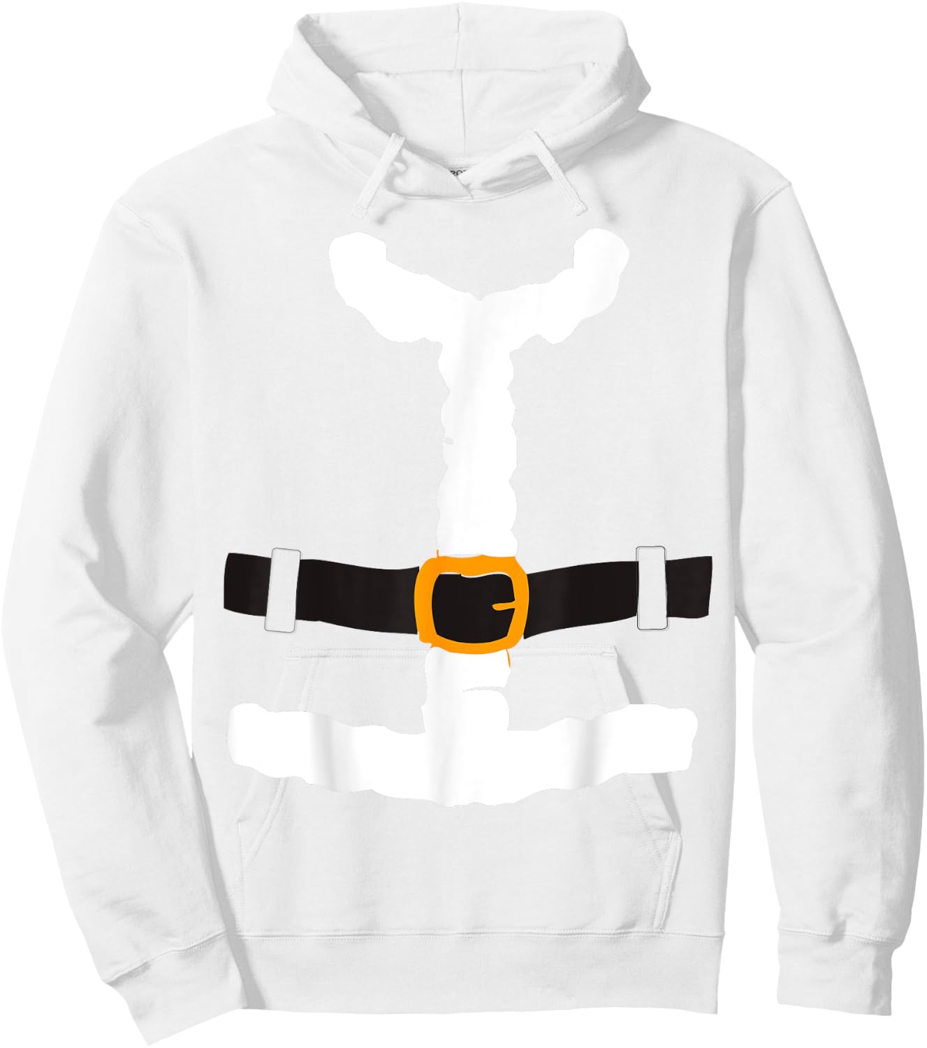 Santa Claus Costume Hoodie - Hoodie | White