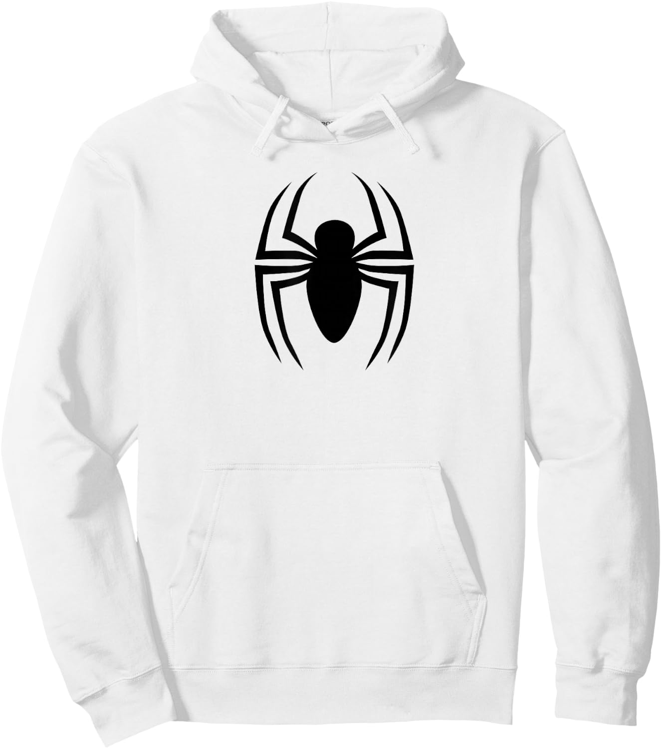Marvel Spider-Man The Ultimate Logo Classic Graphic Hoodie - Hoodie | White