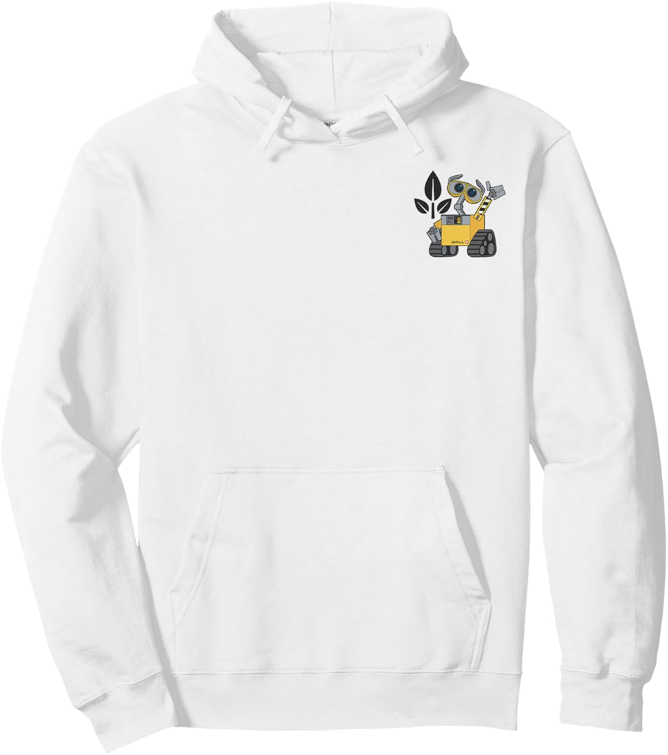 Disney Pixar Wall-E Left Chest Pocket Portrait Small Hoodie - Hoodie | White