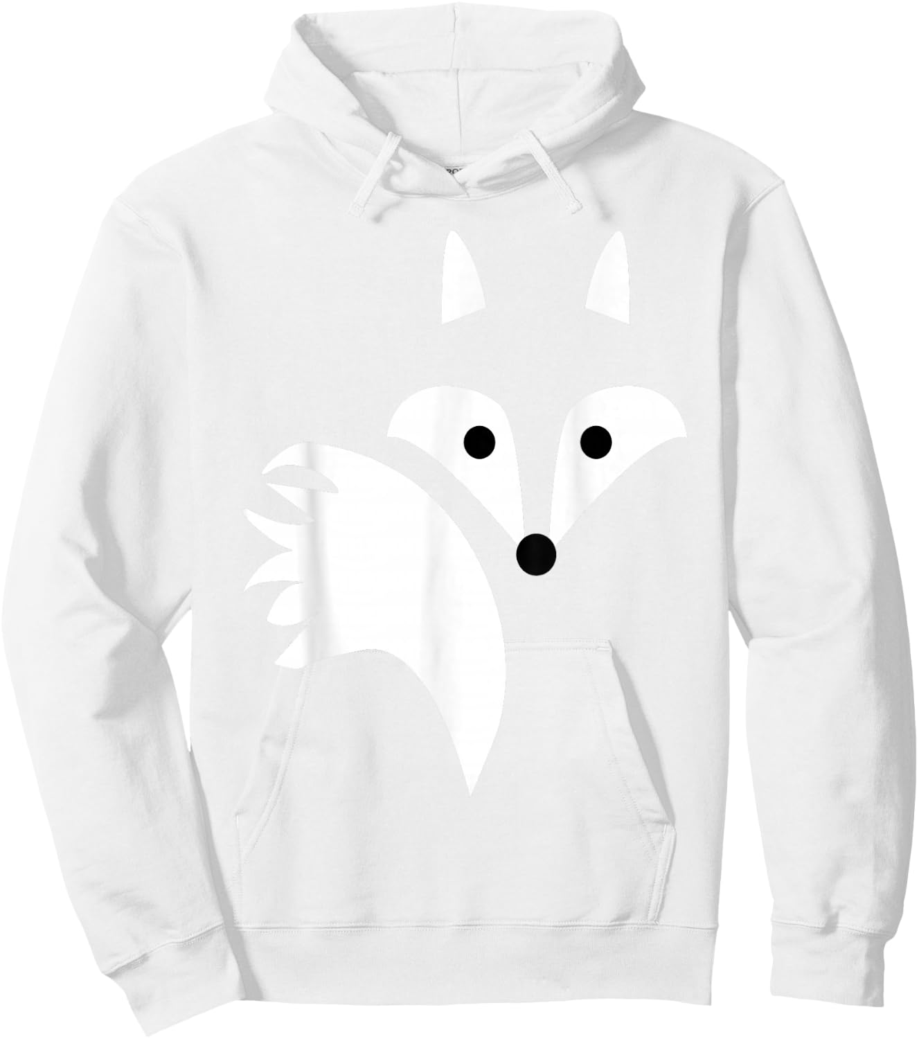 Cute Red Fox Hoodie - Hoodie | White