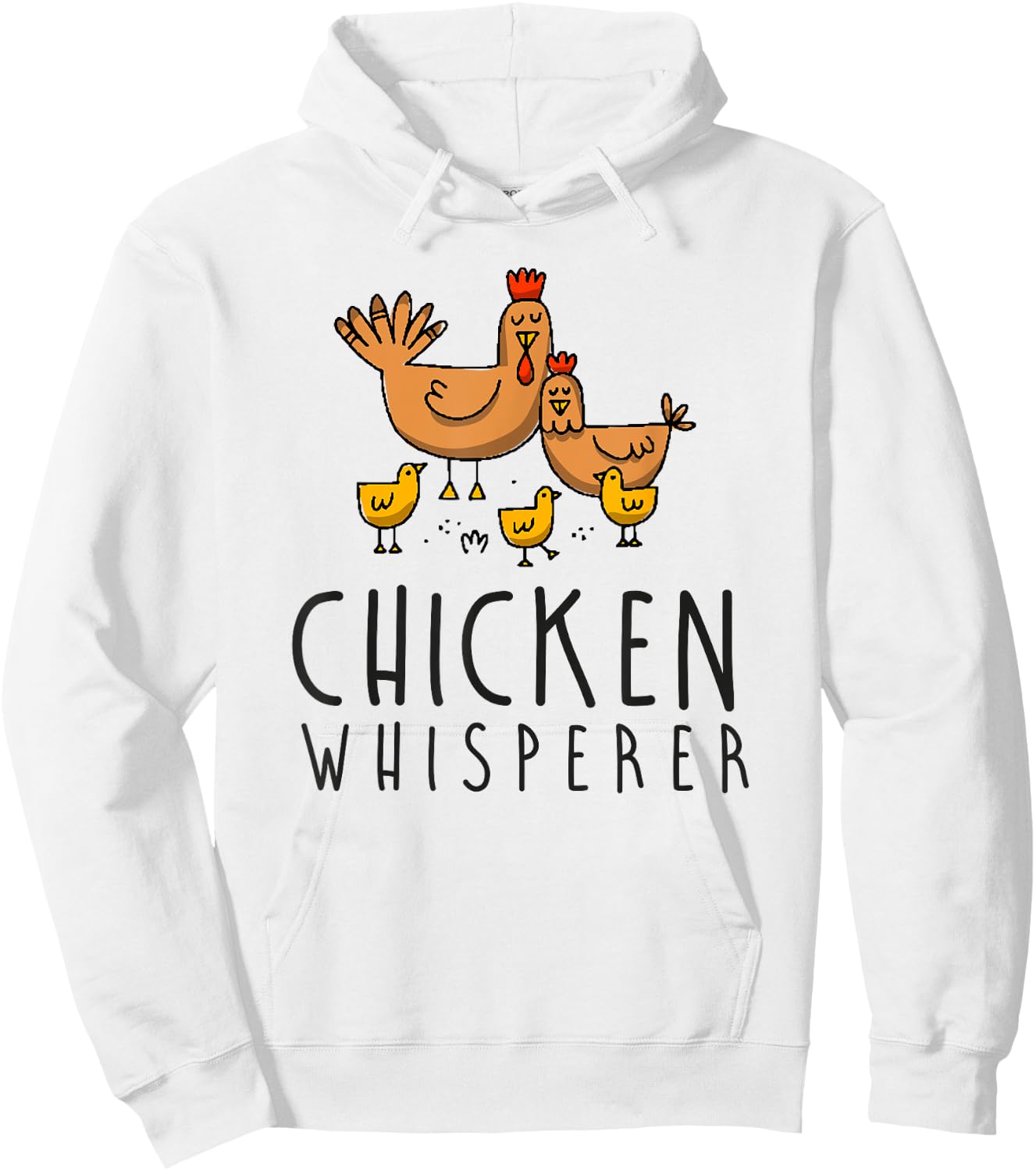 Chicken Whisperer Farm Farmer Hen Rooster Poultry Eggs Hoodie - Hoodie | White