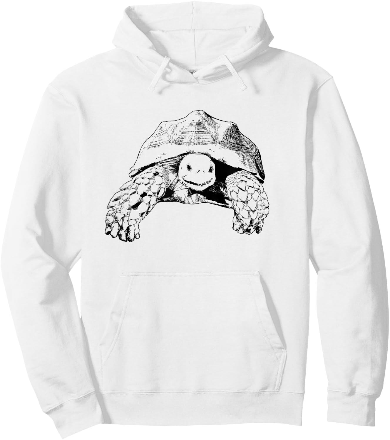 Sulcata Tortoise African Spurred Tortoise Turtle Hoodie - Hoodie | White