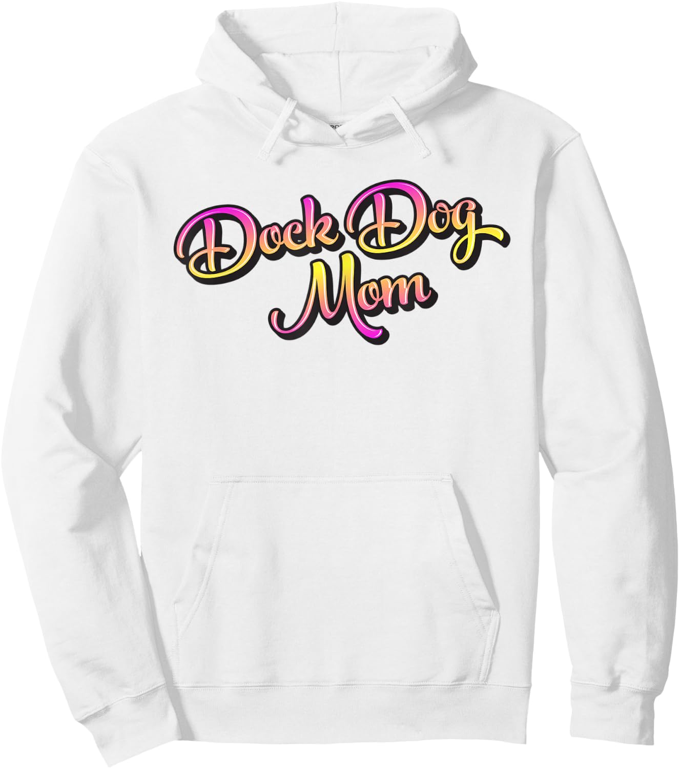 Dock Diving Dog for a Dock Dog Mom Hoodie - Hoodie | White