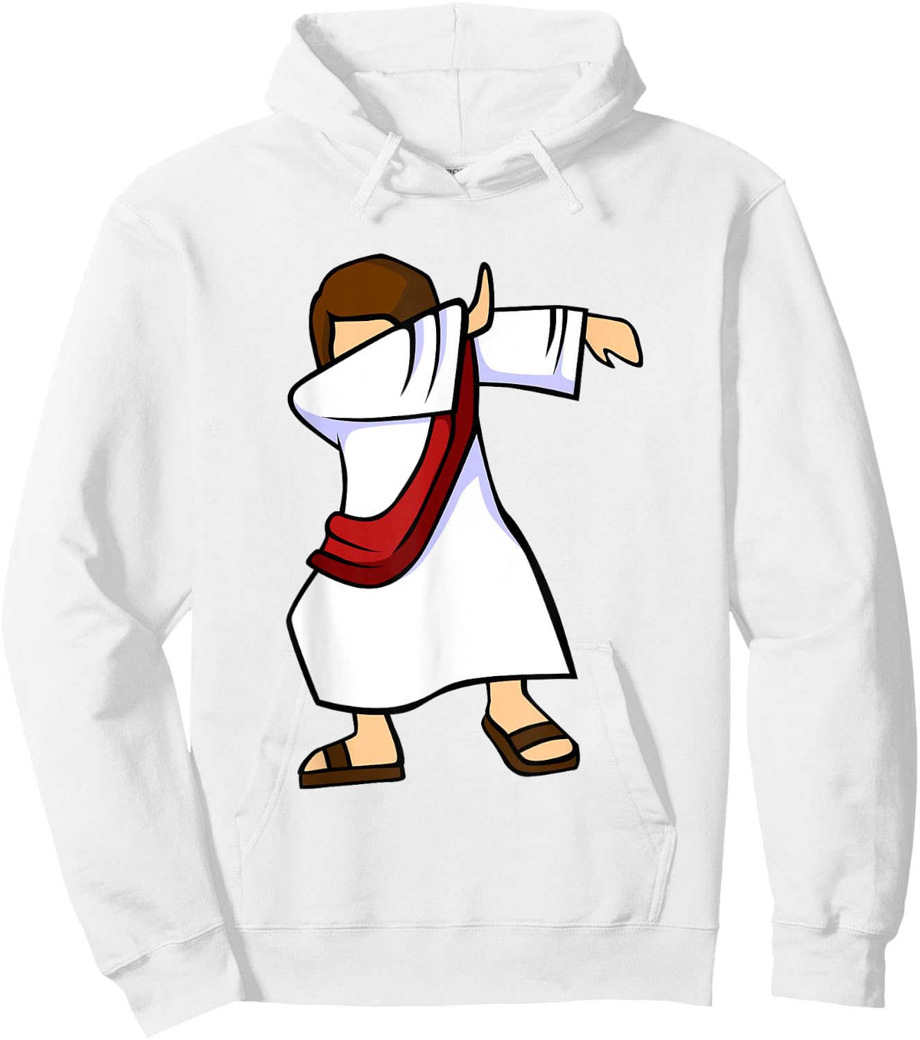 Dabbing Jesus Funny Christian Jesus Dab Dance Hoodie - Hoodie | White
