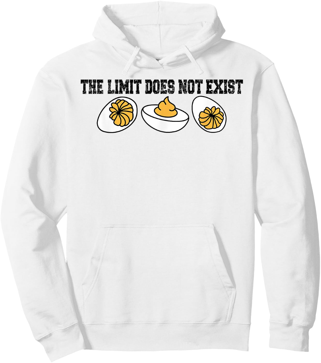 Funny Deviled Eggs Thanksgiving The Limit Does Not Exist Hoodie - Hoodie | White