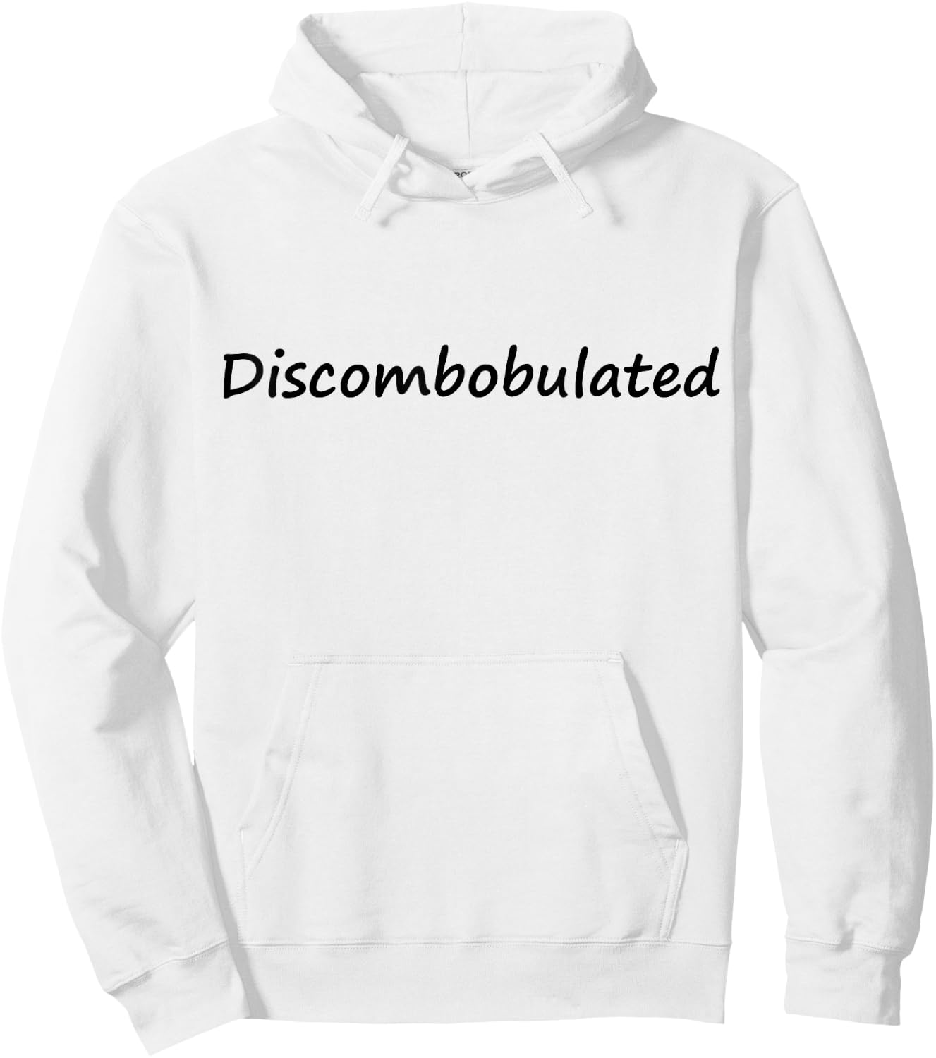 Discombobulated Stuff Discombobulated - Grey, Small, Classic Fit, , Short Sleeve, -Adults, Casual, All Seasons Hoodie - Hoodie | White