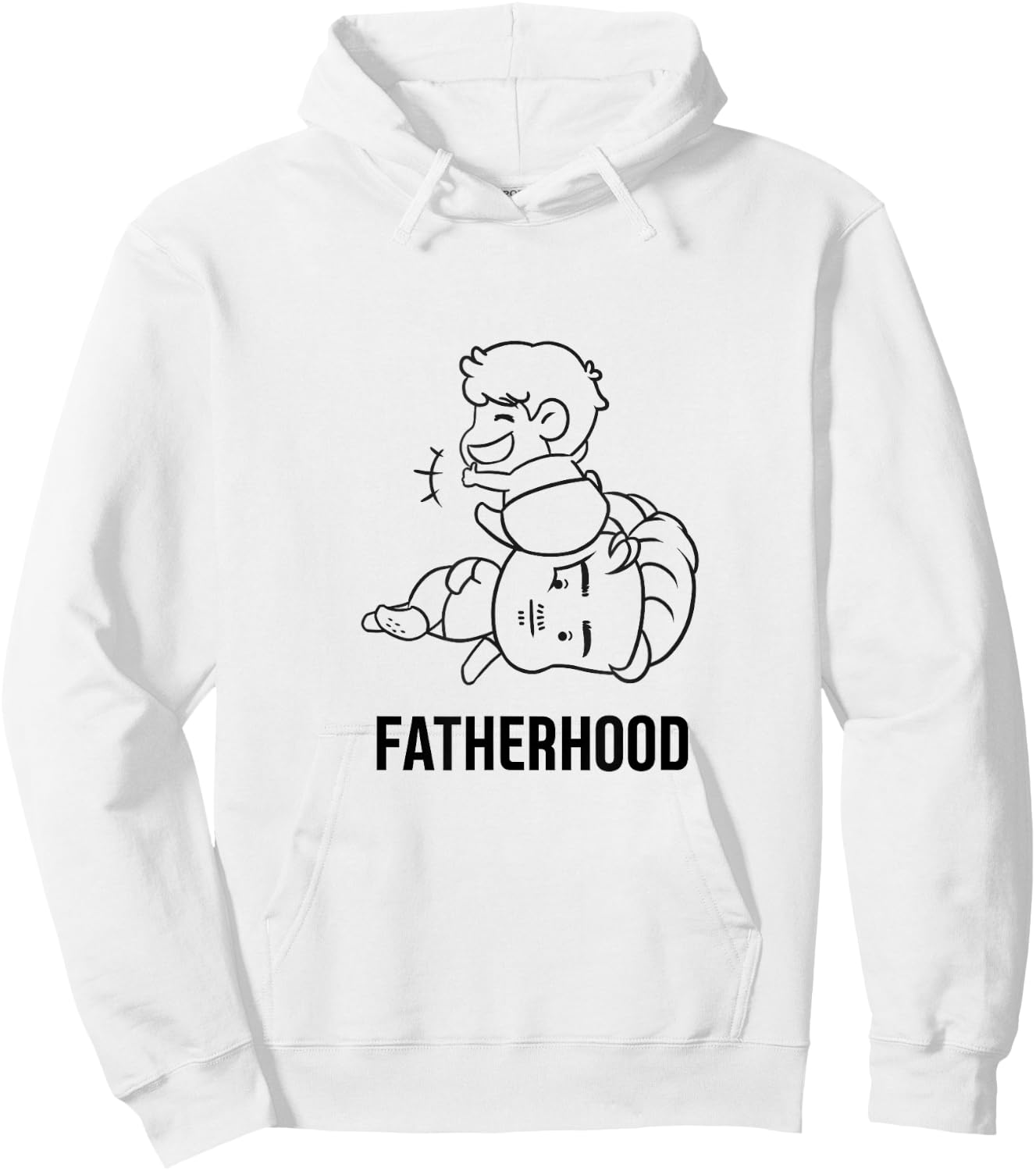 Fatherhood Shirt Funny Top Gifts Dad Gag Parenting Hoodie - Hoodie | White