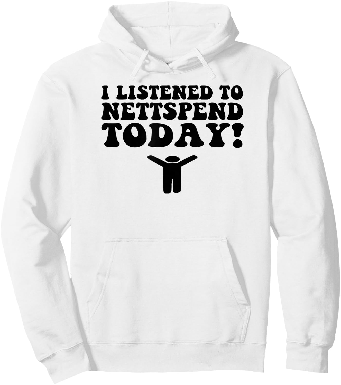 I Listened To Nettspend Today Concert Tour Music Hoodie - Hoodie | White
