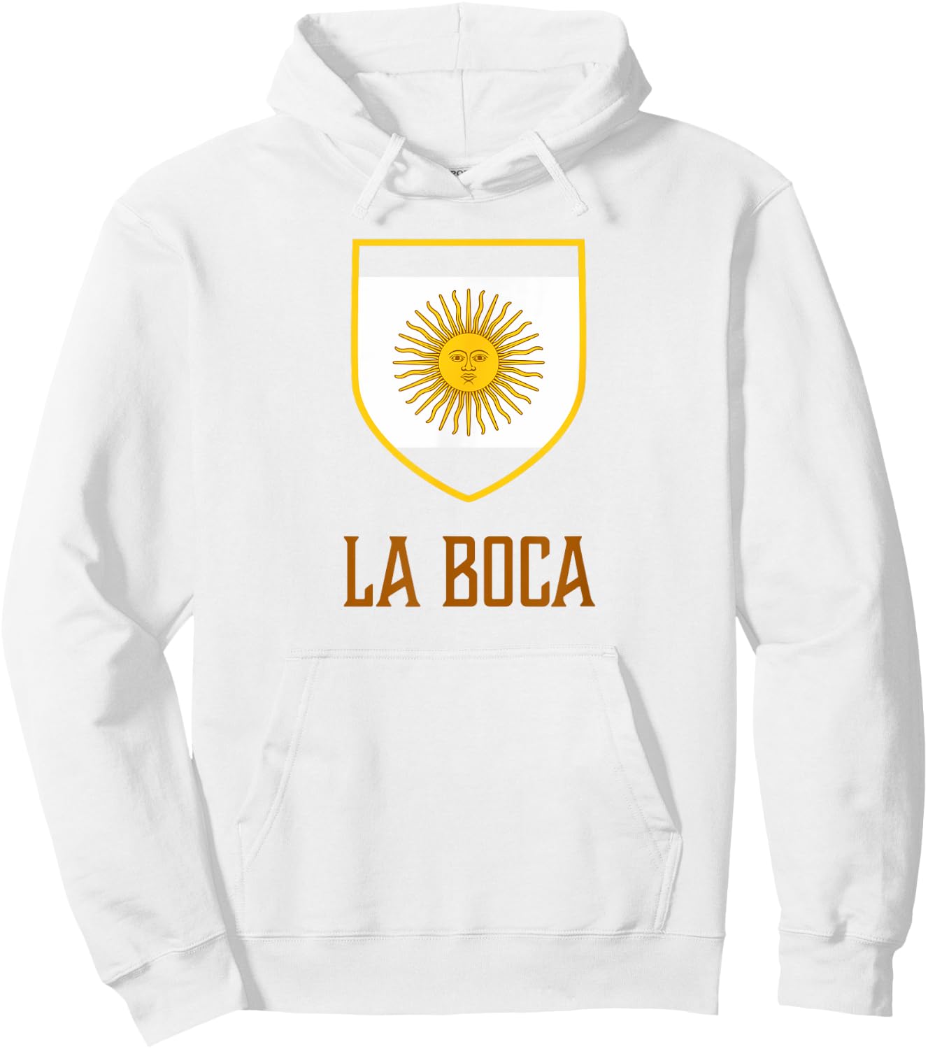 La Boca, Buenos Aires, Argentina - Argentino Shirt Hoodie - Hoodie | White