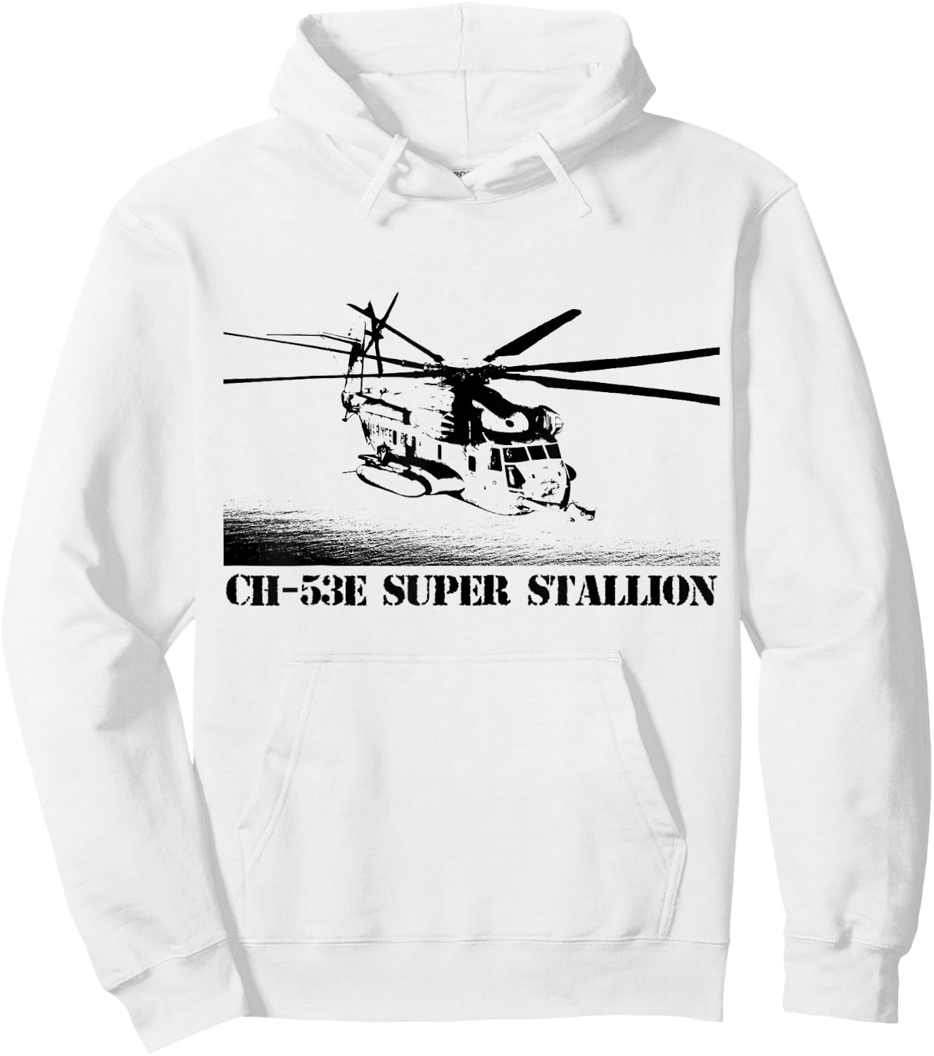 CH53E Super Stallion helicopter crew Hoodie - Hoodie | White
