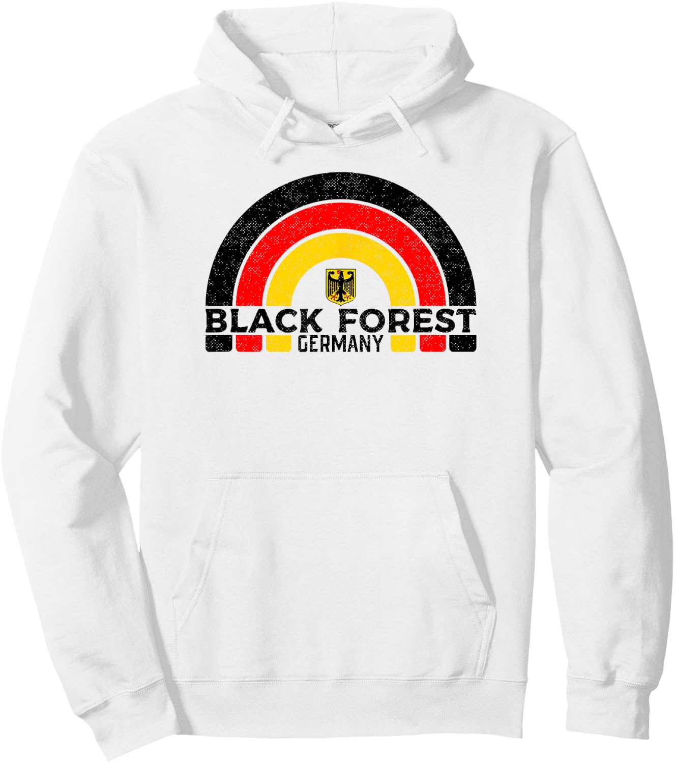 Retro Black Forest Germany Hoodie - Hoodie | White