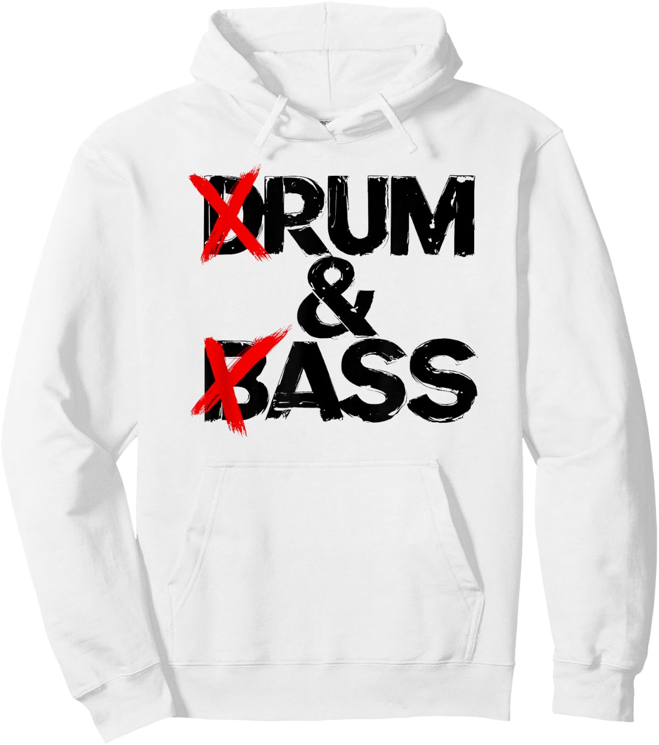 Drum And Bass Rum & Ass Hoodie - Hoodie | White