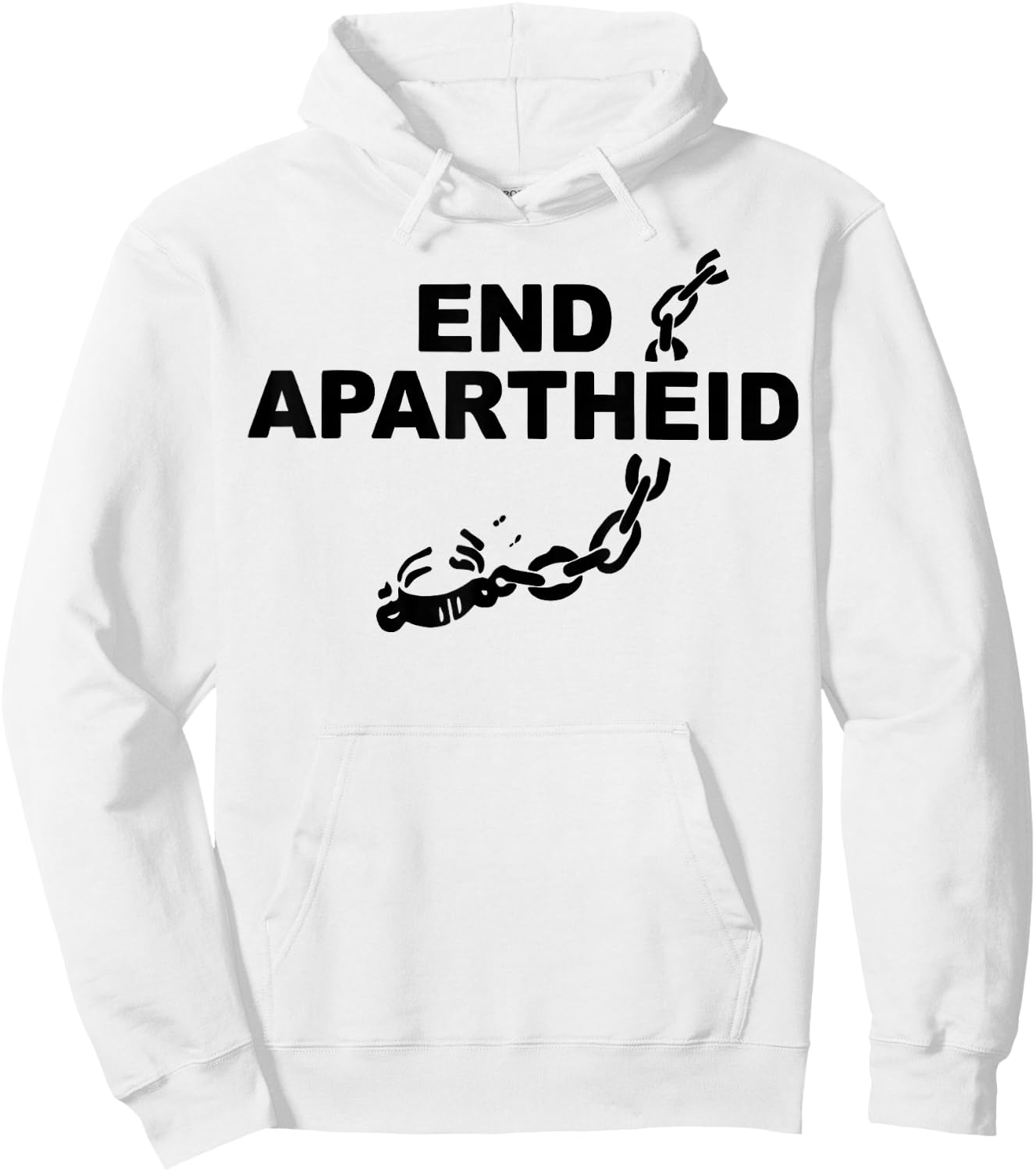 End Apartheid Shirt Stop Racism Equality Awareness Hoodie - Hoodie | White