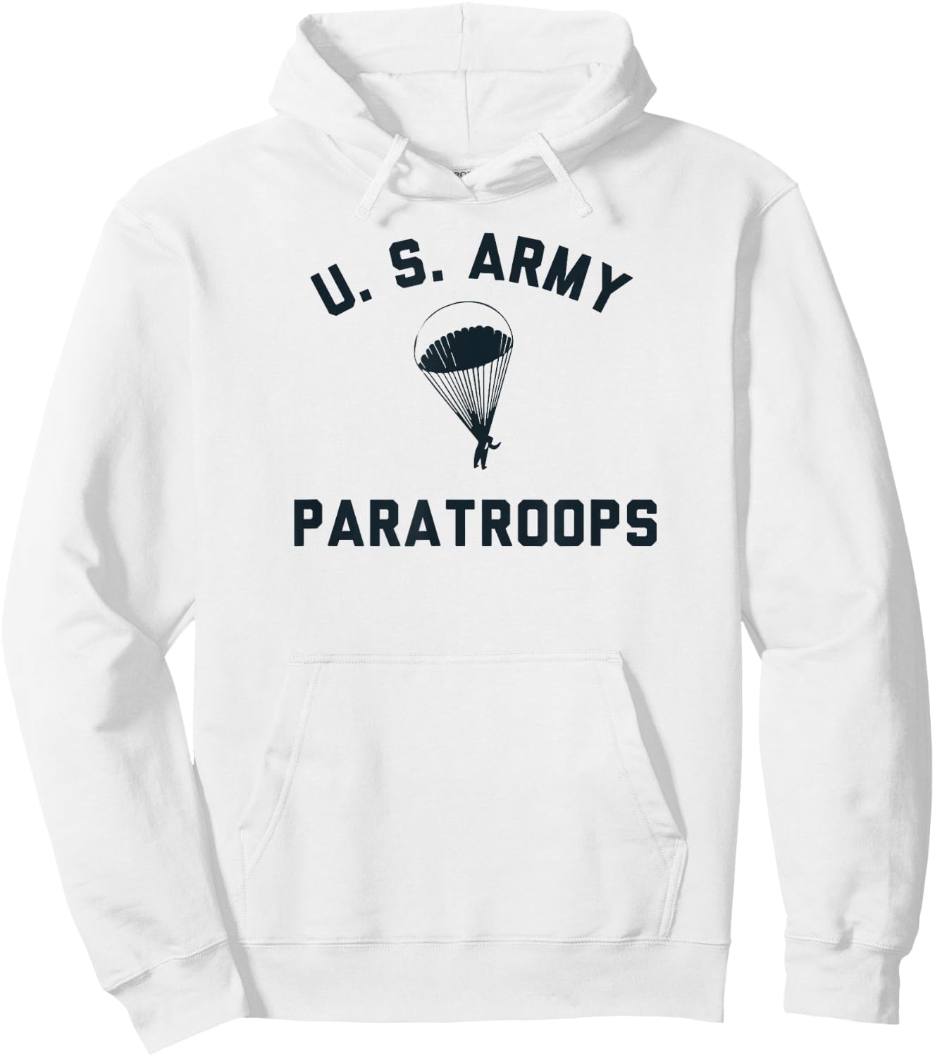 US Army Paratroops Paratrooper WW2 Vintage PT T Shirt Hoodie - Hoodie | White