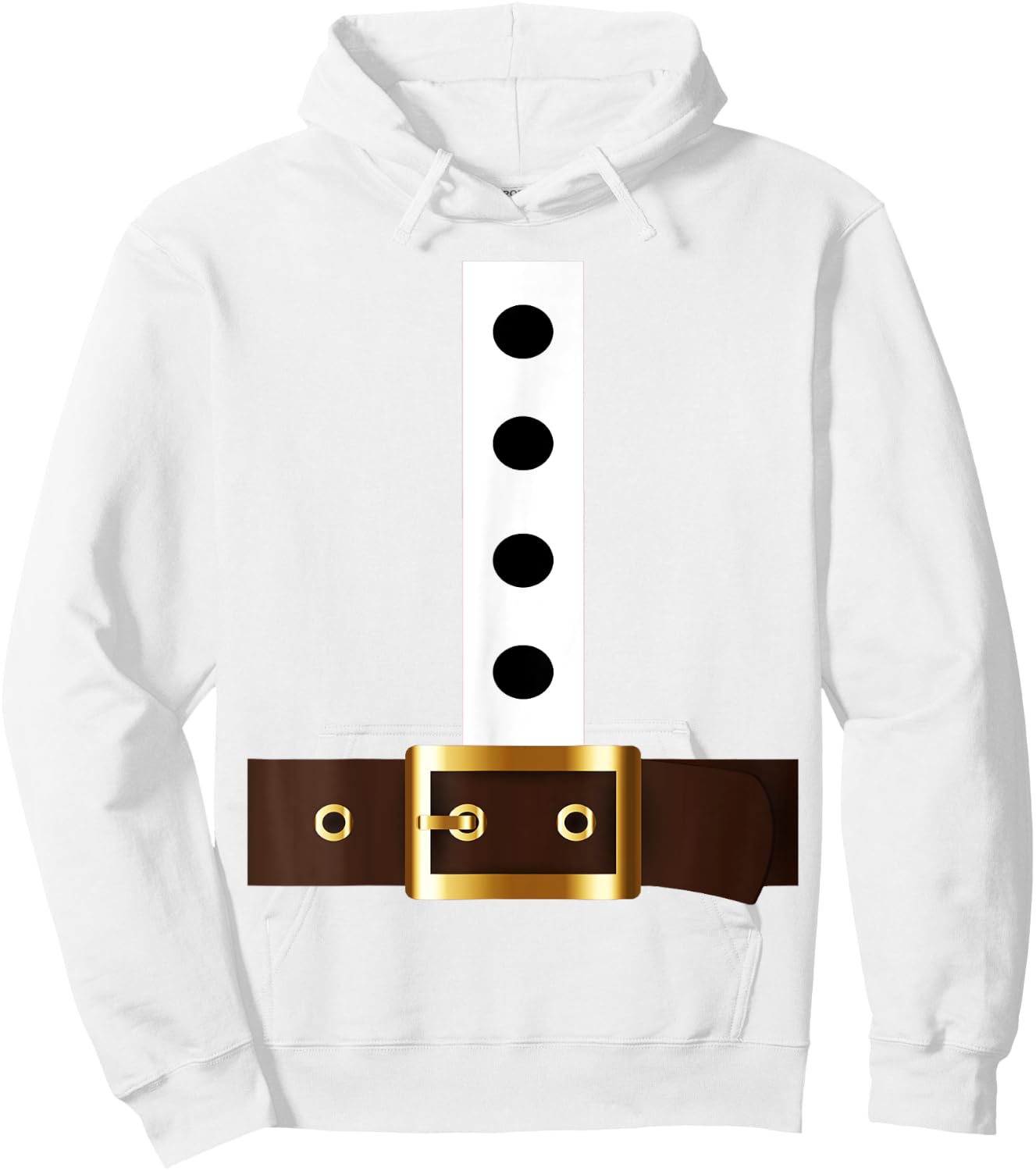 Christmas Santa - Santa Claus Costume Fun Santa Suit Hoodie - Hoodie | White