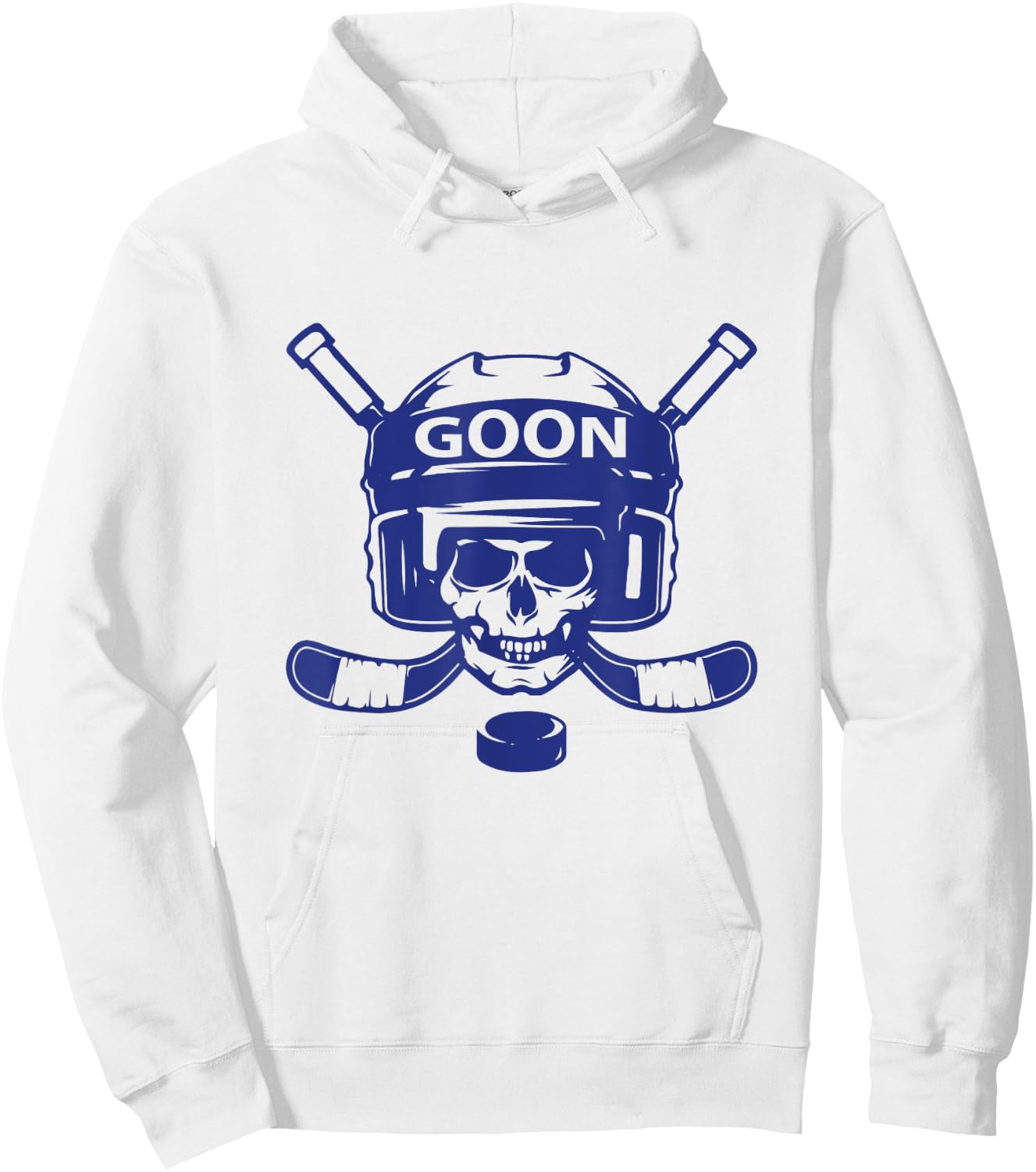 Goon Youth Hockey Player Fan Hoodie - Hoodie | White