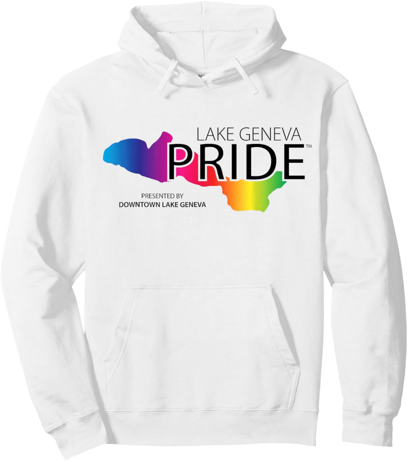 Pride - Lake Geneva Wisconsin Hoodie - Hoodie | White