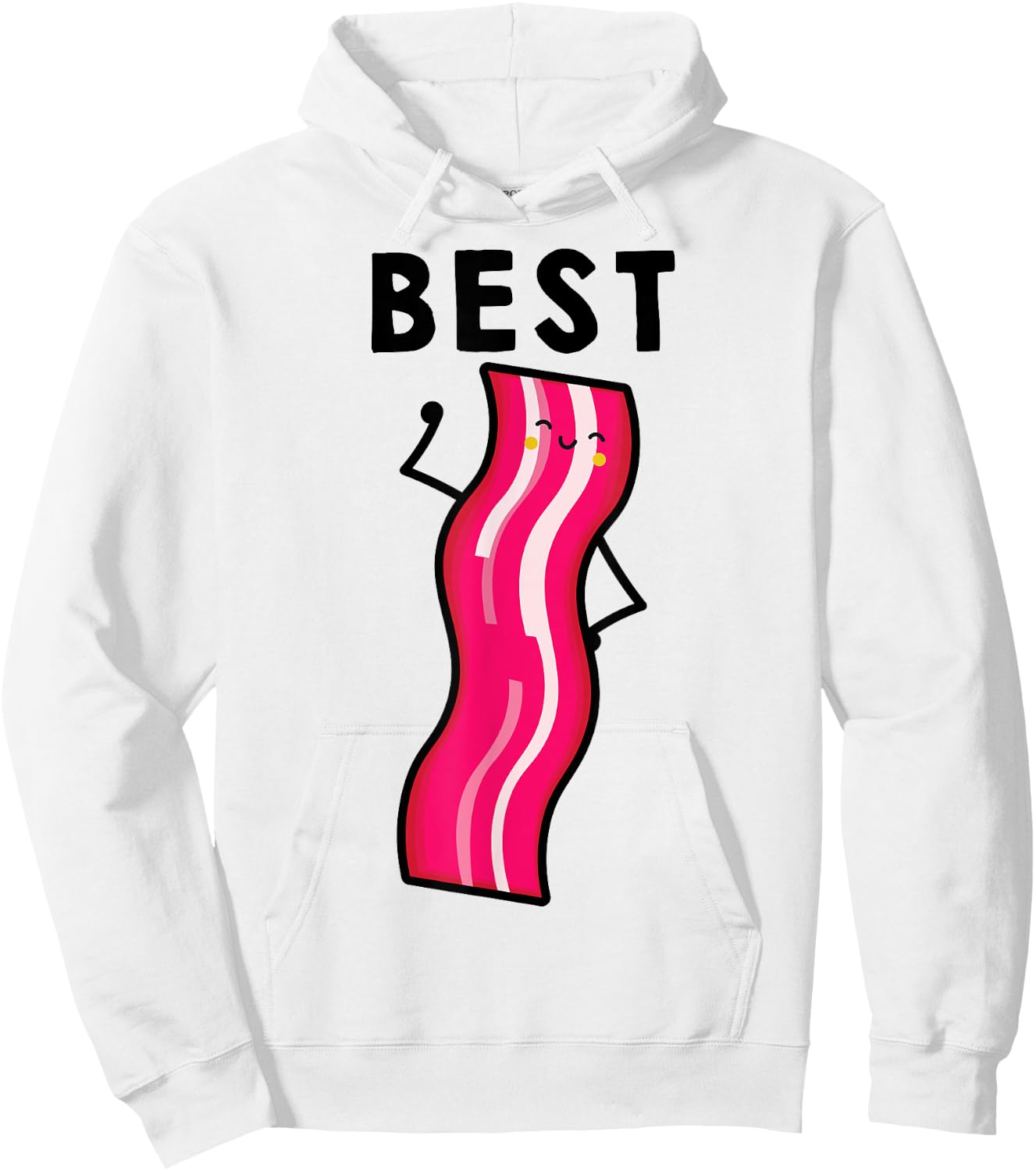 Bacon and Egg Matching BFF Best Friend T Shirts Bestie Hoodie - Hoodie | White