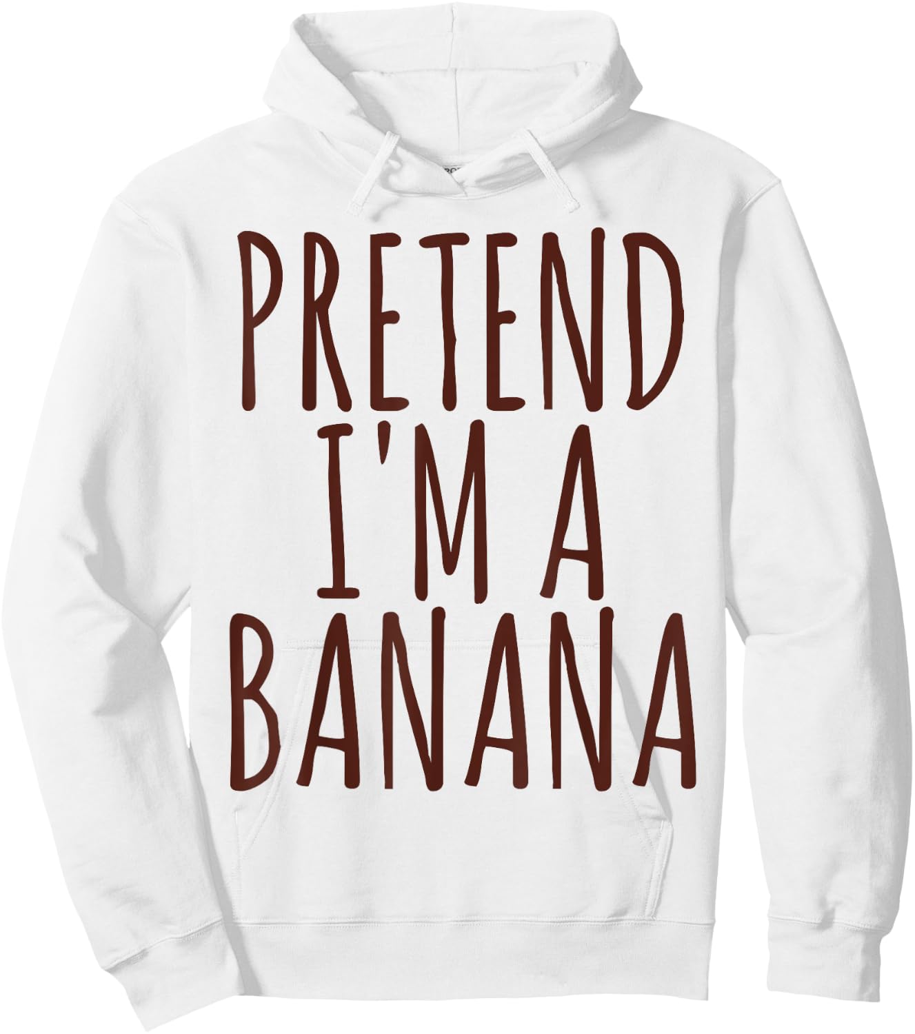 Funny Lazy Halloween Pretend I'm A Banana Gift Small Hoodie - Hoodie | White