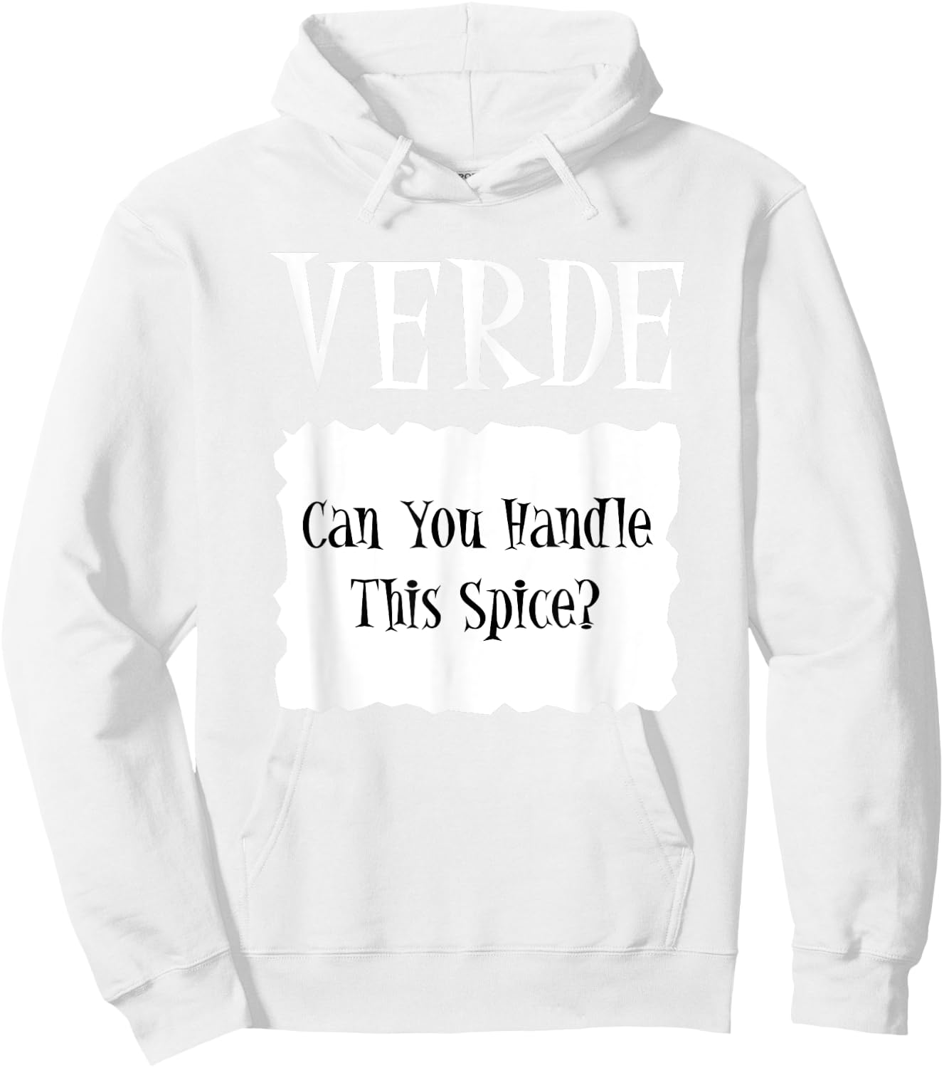 VERDE - Hot Packet Halloween Taco Costume Hoodie - Hoodie | White