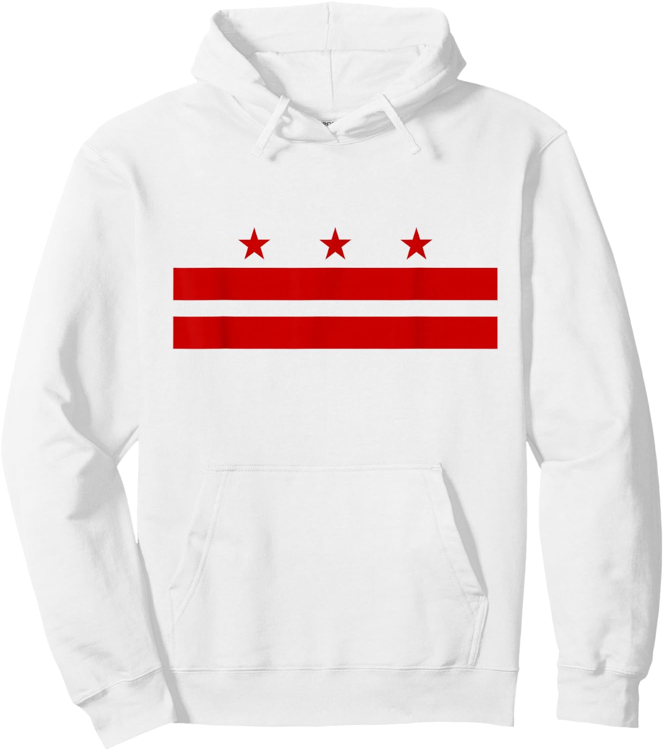 Washington, D.C. Flag, A Capital City, Men Women Hoodie - Hoodie | White