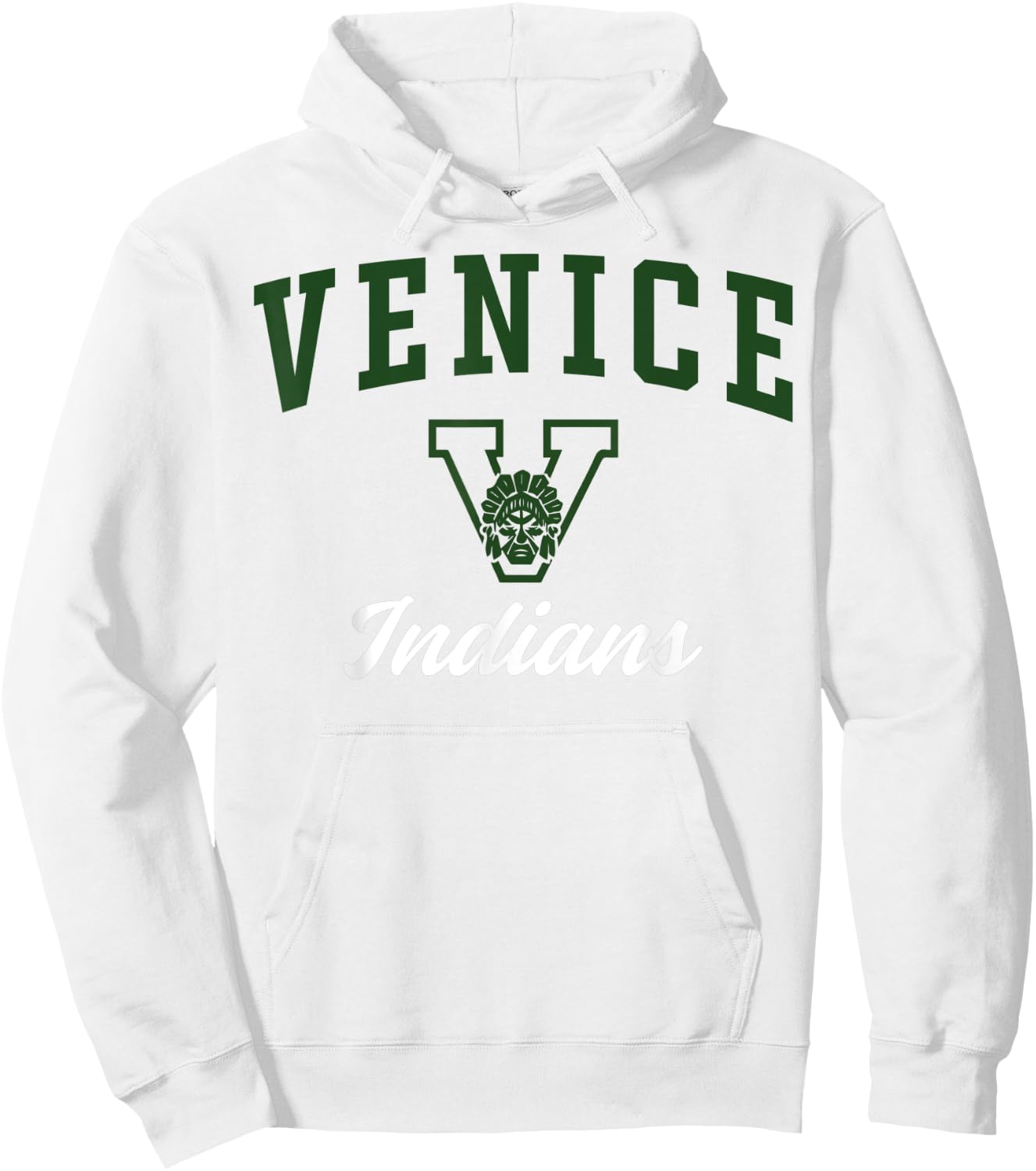 Venice High School Indians C3 Hoodie - Hoodie | White