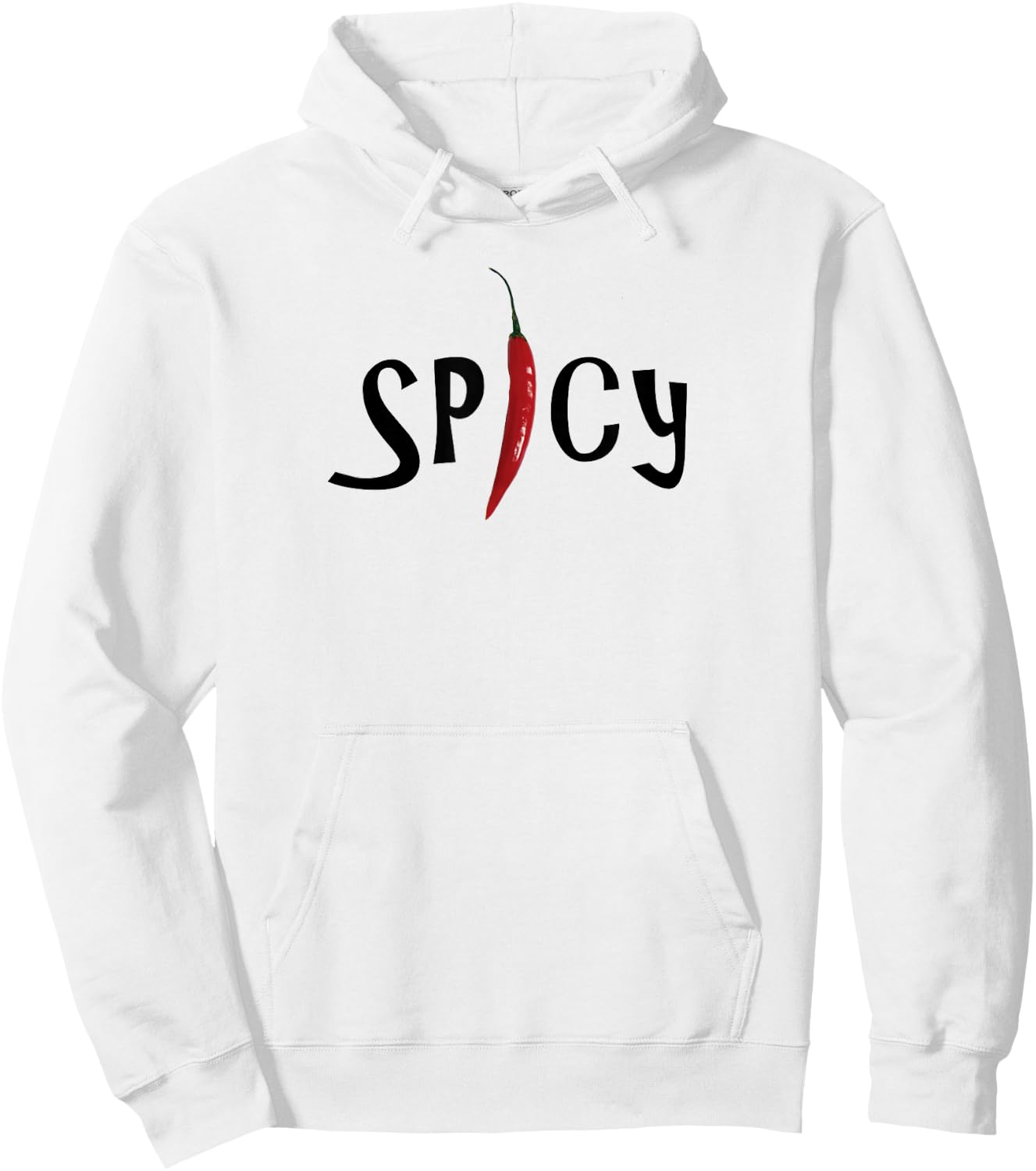 Spicy Hottie funny with Chili Pepper Hoodie - Hoodie | White
