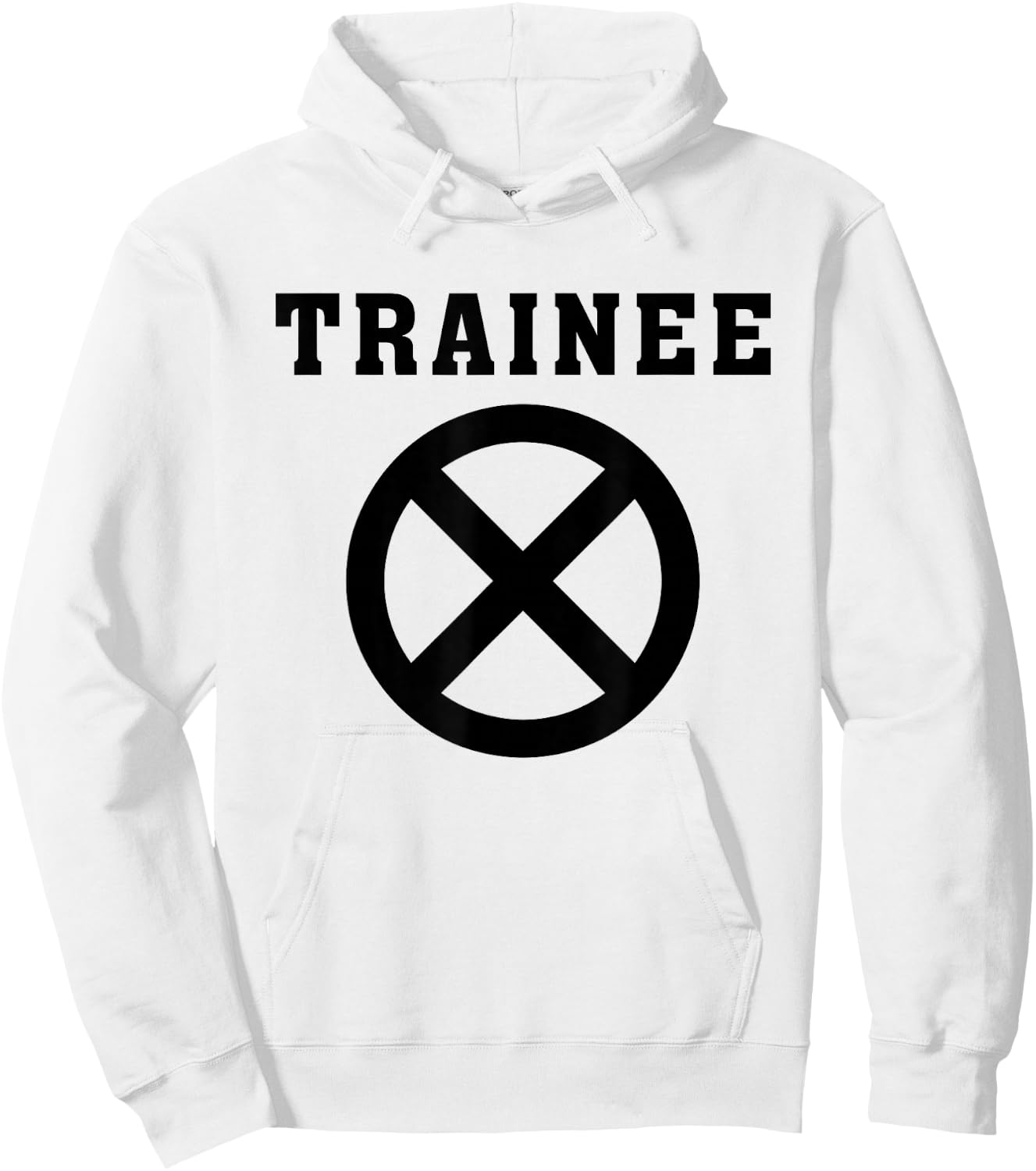 Marvel Deadpool Wade Wilson X-Force Trainee Outline Hoodie - Hoodie | White