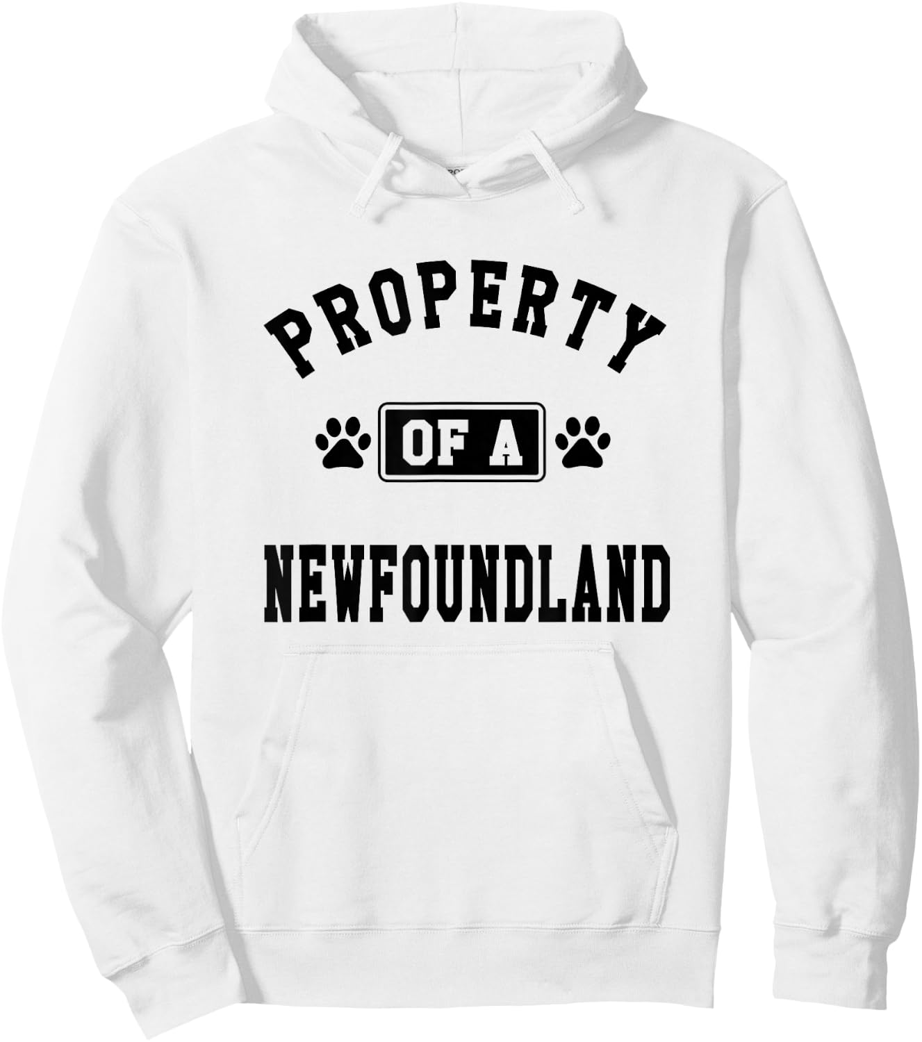 Property Of Newfoundland - Funny Newfoundland Lover Shirt Hoodie - Hoodie | White