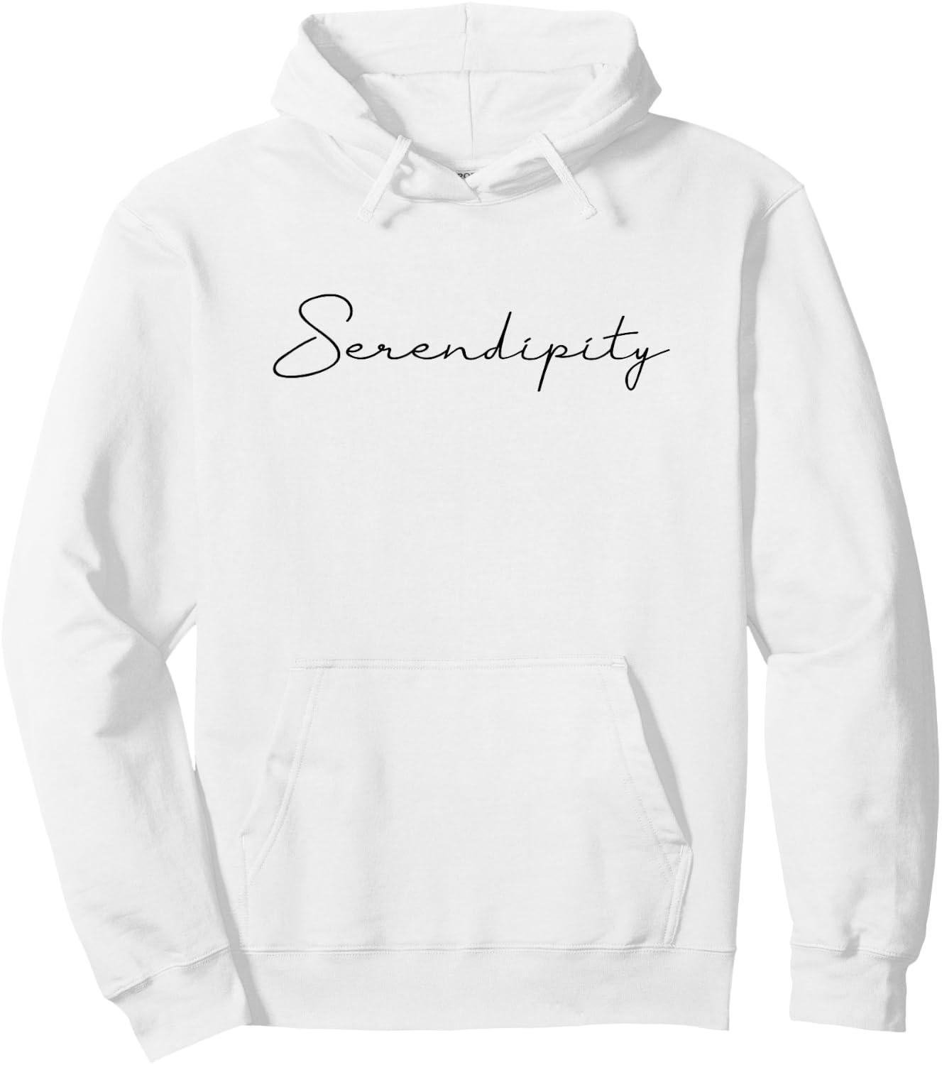 Serendipity Happiness Grateful Fun Gift Hoodie - Hoodie | White