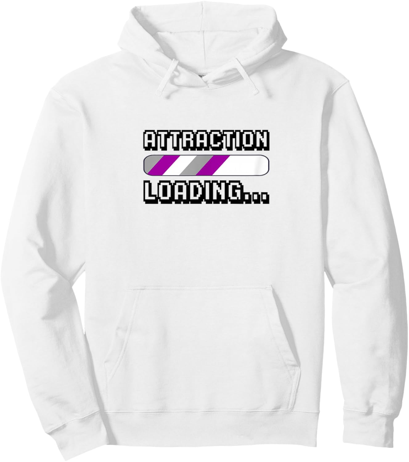 Attraction Loading Demisexual Funny Hoodie - Hoodie | White