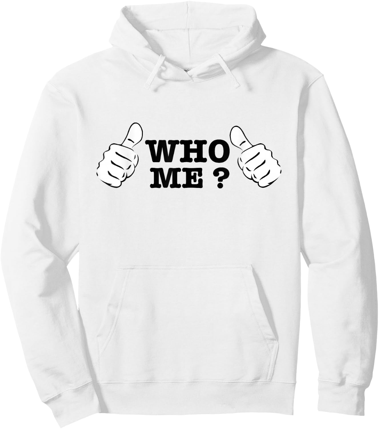 Who Me? Hoodie - Hoodie | White