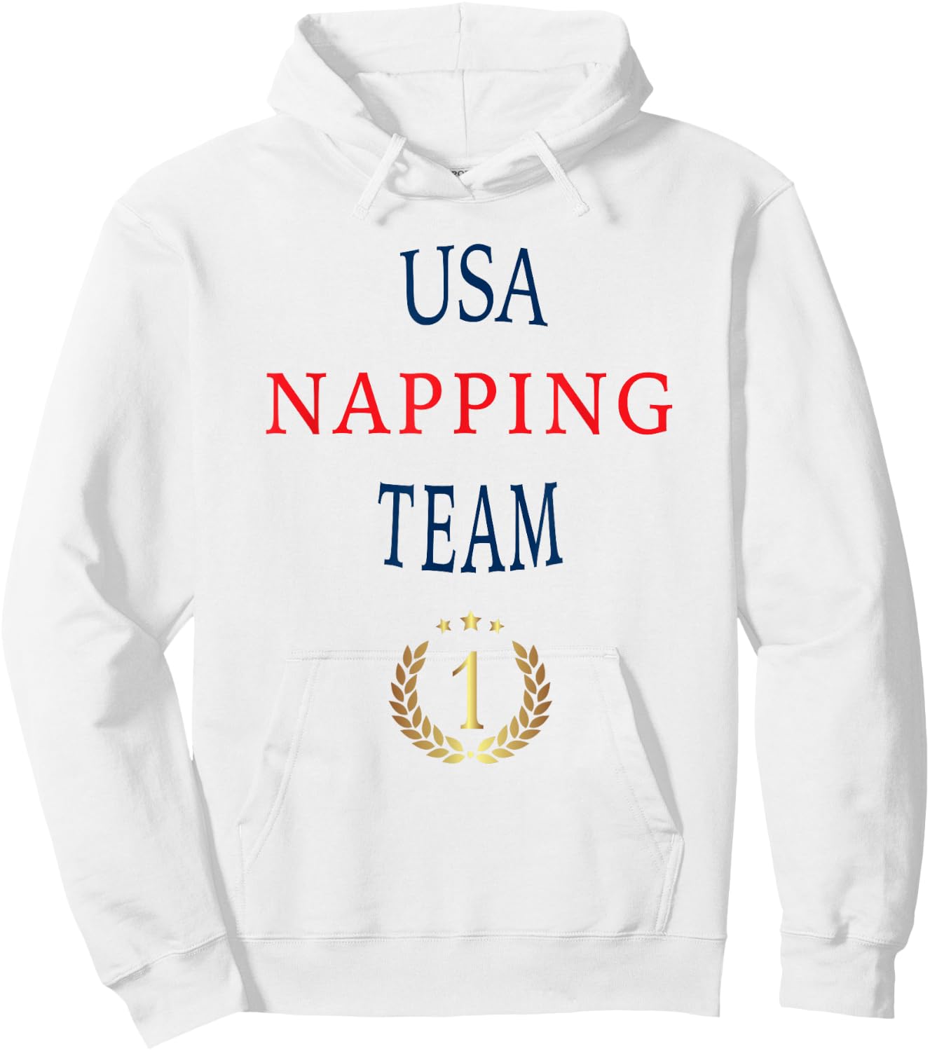 USA American Napping Team , Professional Napper Hoodie - Hoodie | White