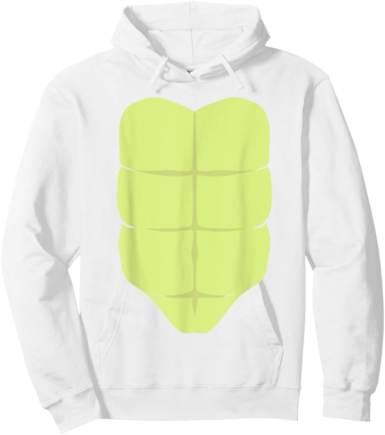 Turtle Body Belly Costume Easy Halloween Gift Reptile Lover Hoodie - Hoodie | White
