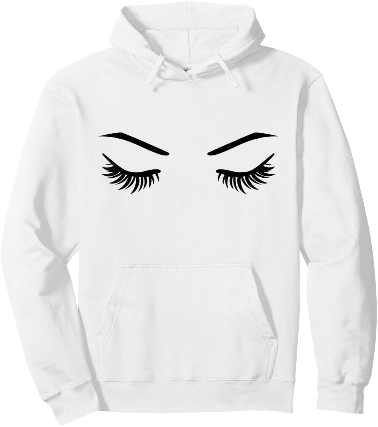 EyeLashes Hoodie - Hoodie | White