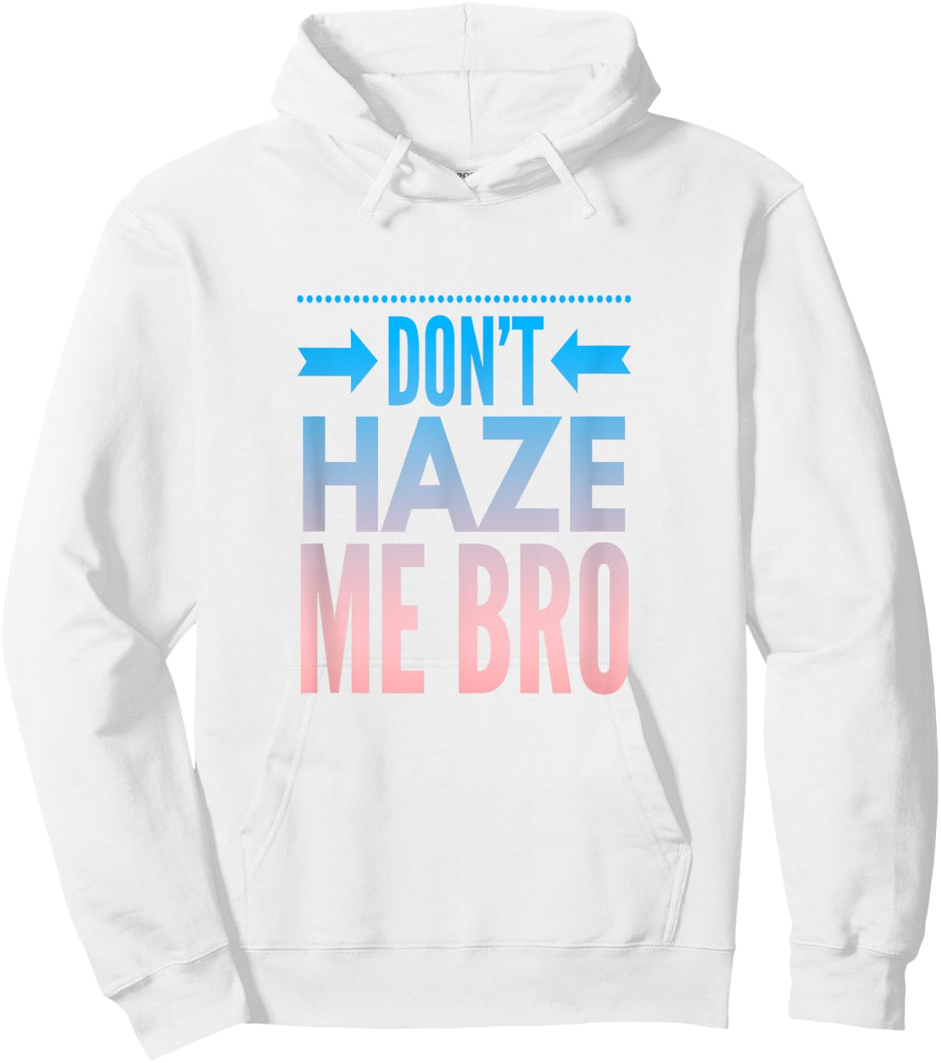 Official Frat Bro Rush Party Hoodie - Hoodie | White