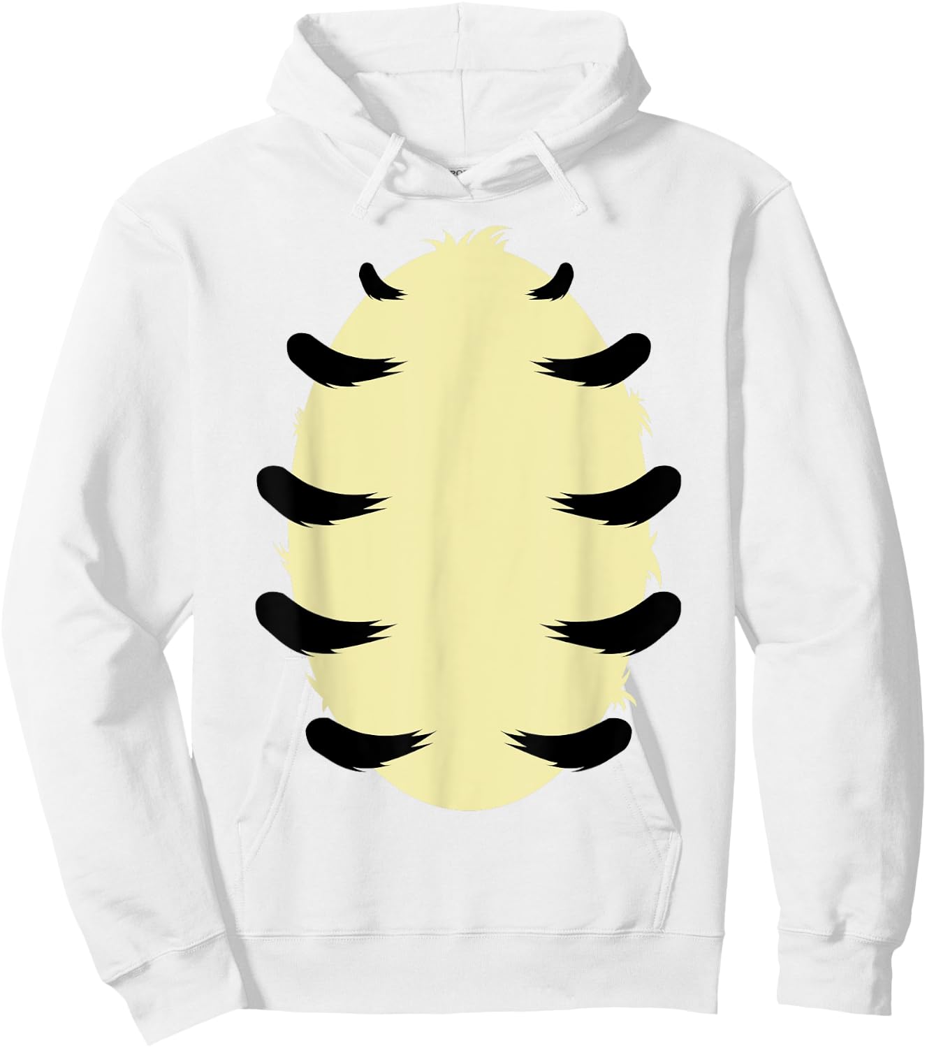 Funny Halloween Tiger Belly Tiger Costume Group Matching Hoodie - Hoodie | White