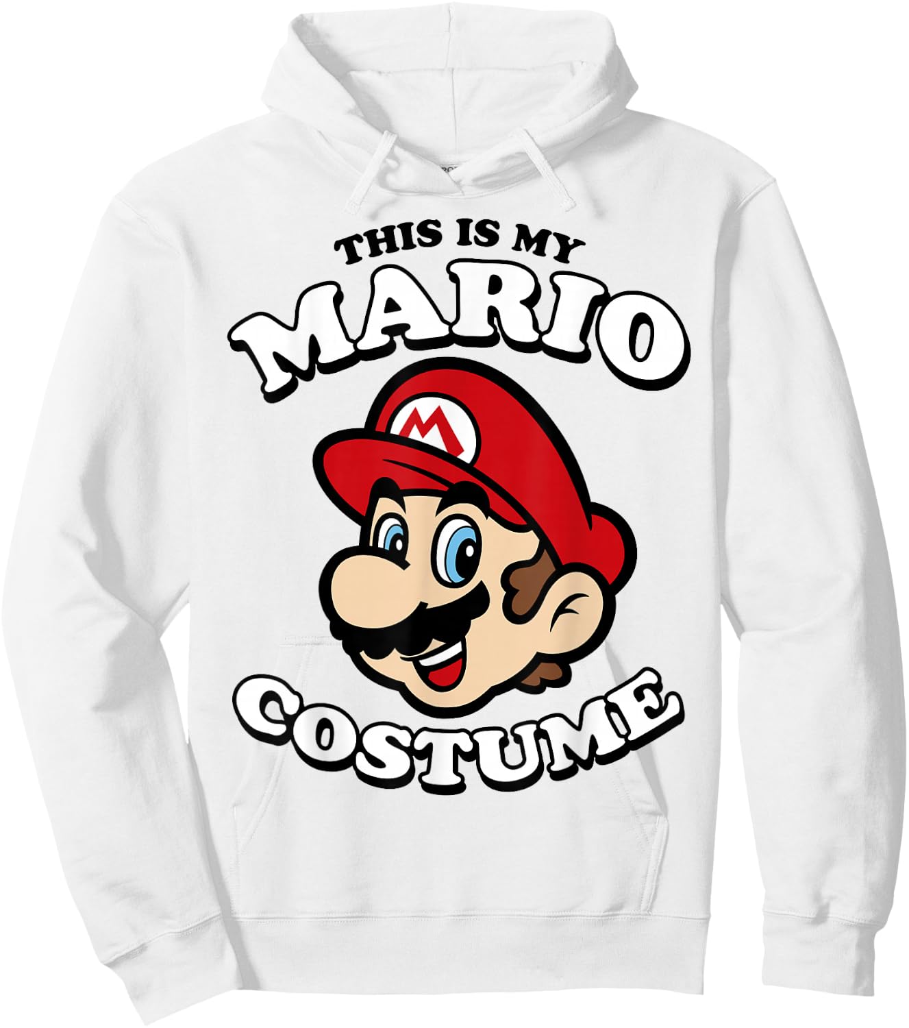 Nintendo Super Mario My Mario Costume Graphic Hoodie - Hoodie | White